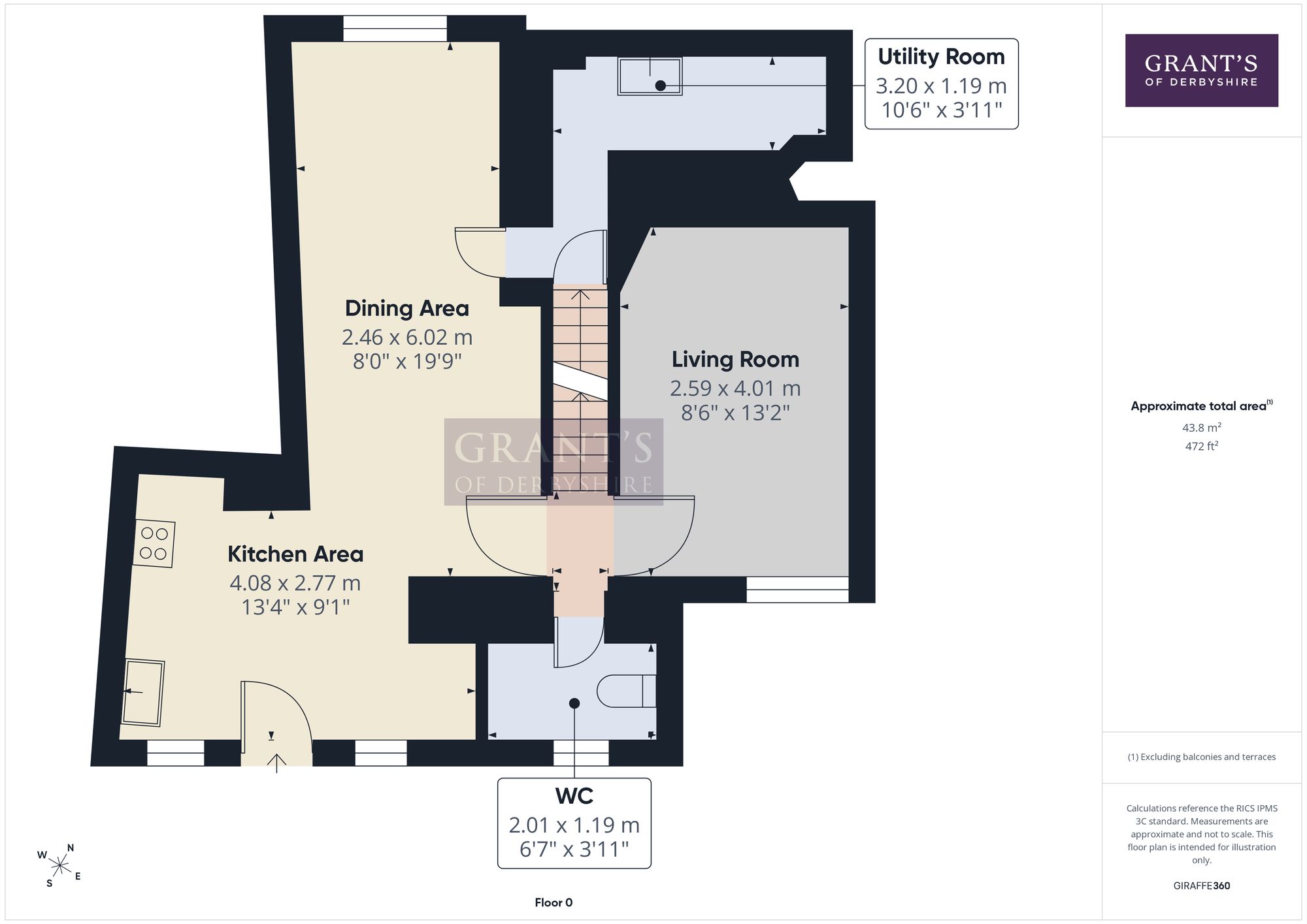 1 Nan Gells Hill, Matlock floorplan