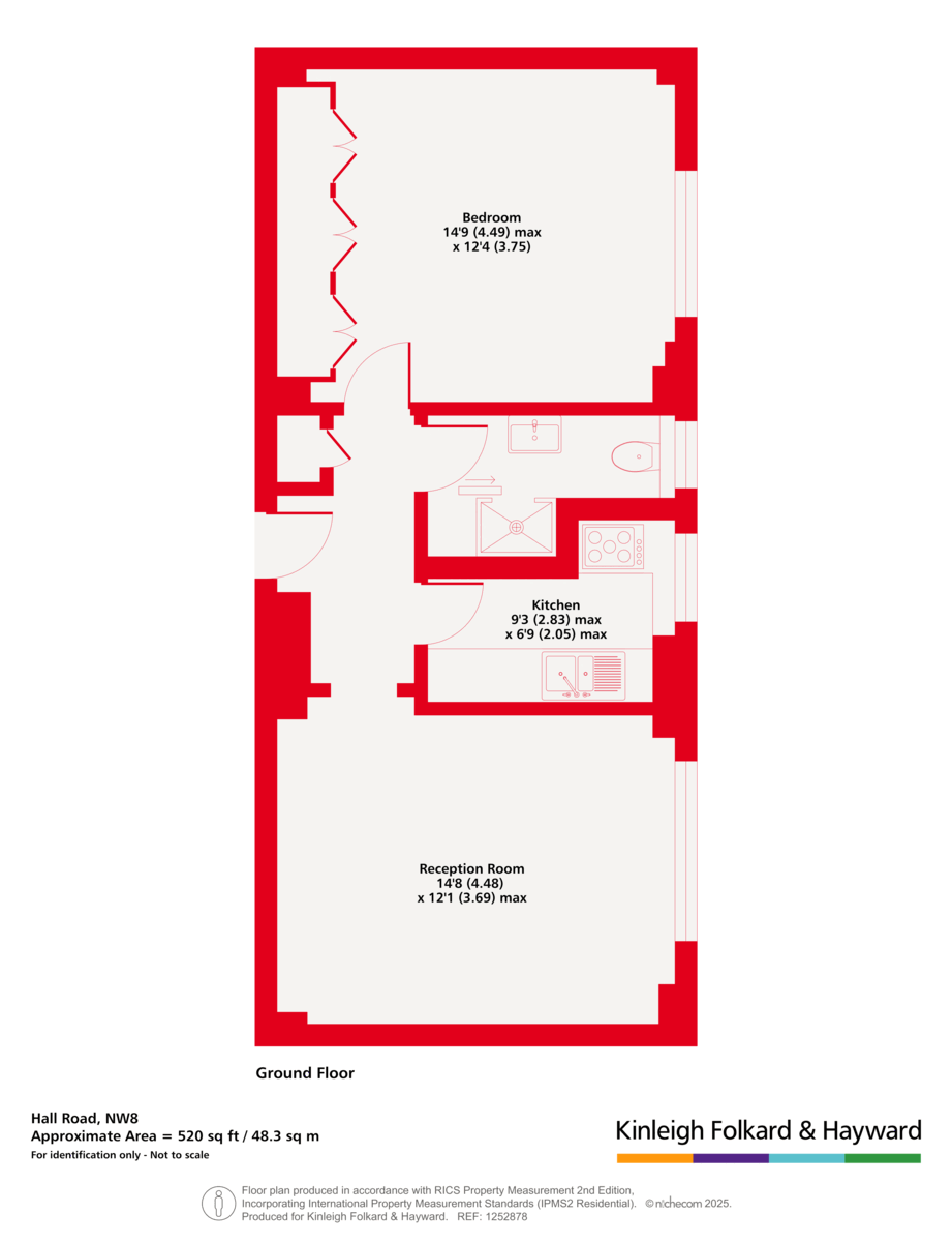 Flat 206 Grove Hall Court,, Hall Road, London floorplan
