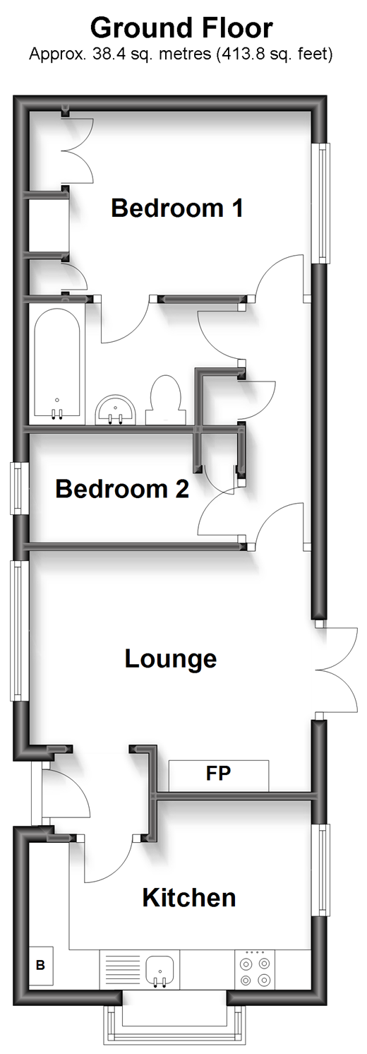 New Dover Road, CapelLeFerne, Folkestone, Kent CT18, 2 bedroom mobile