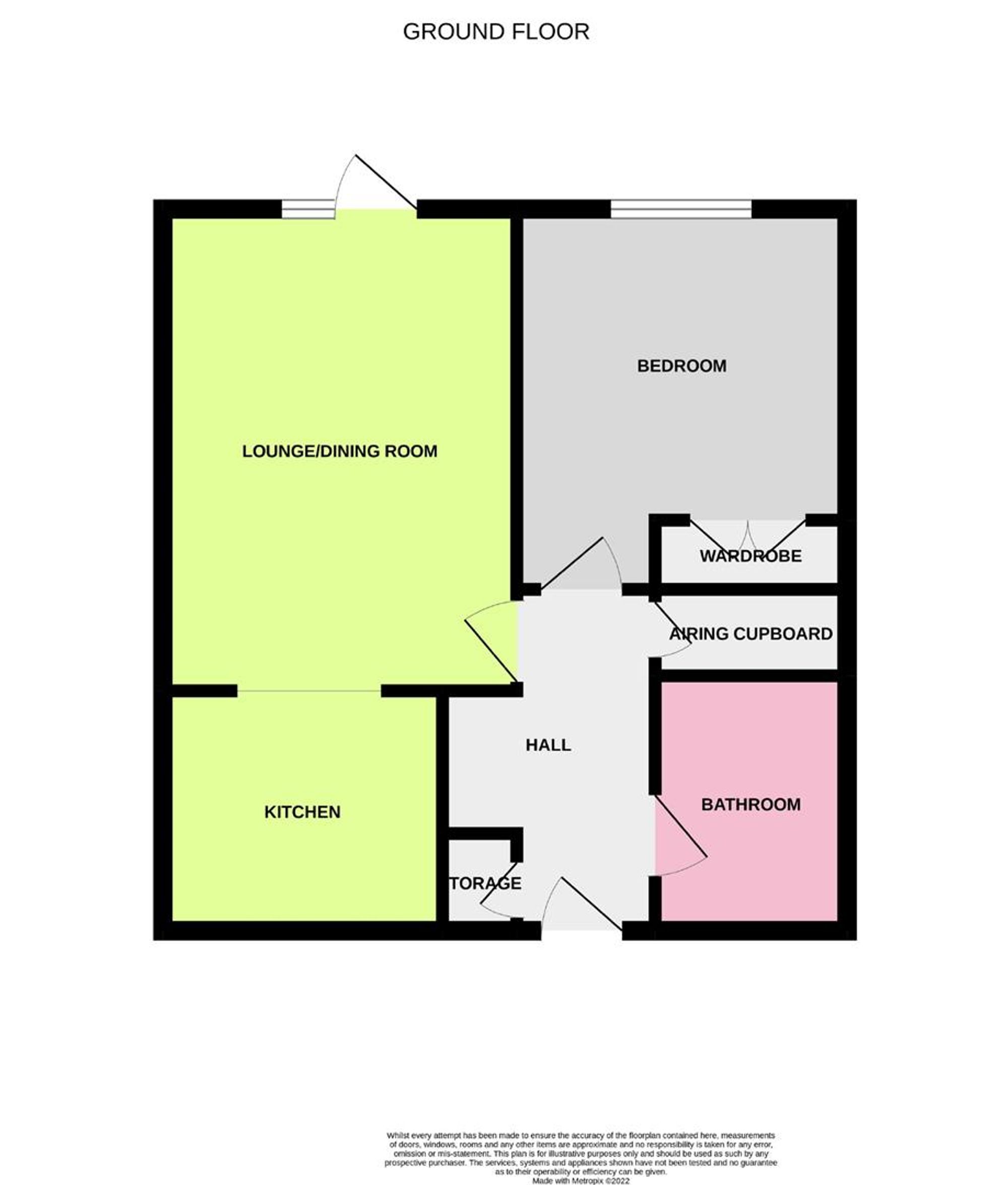 Flat 17, Penrith Court Broadwater Street East, Worthing floorplan