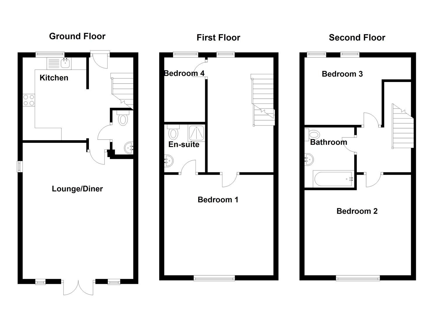 3 Bedrooms Semi-detached house for sale in St. James Gardens, Trowbridge BA14