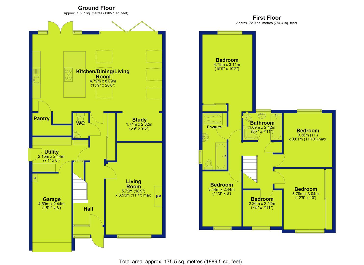 58, Boxley Drive, West Bridgford floorplan