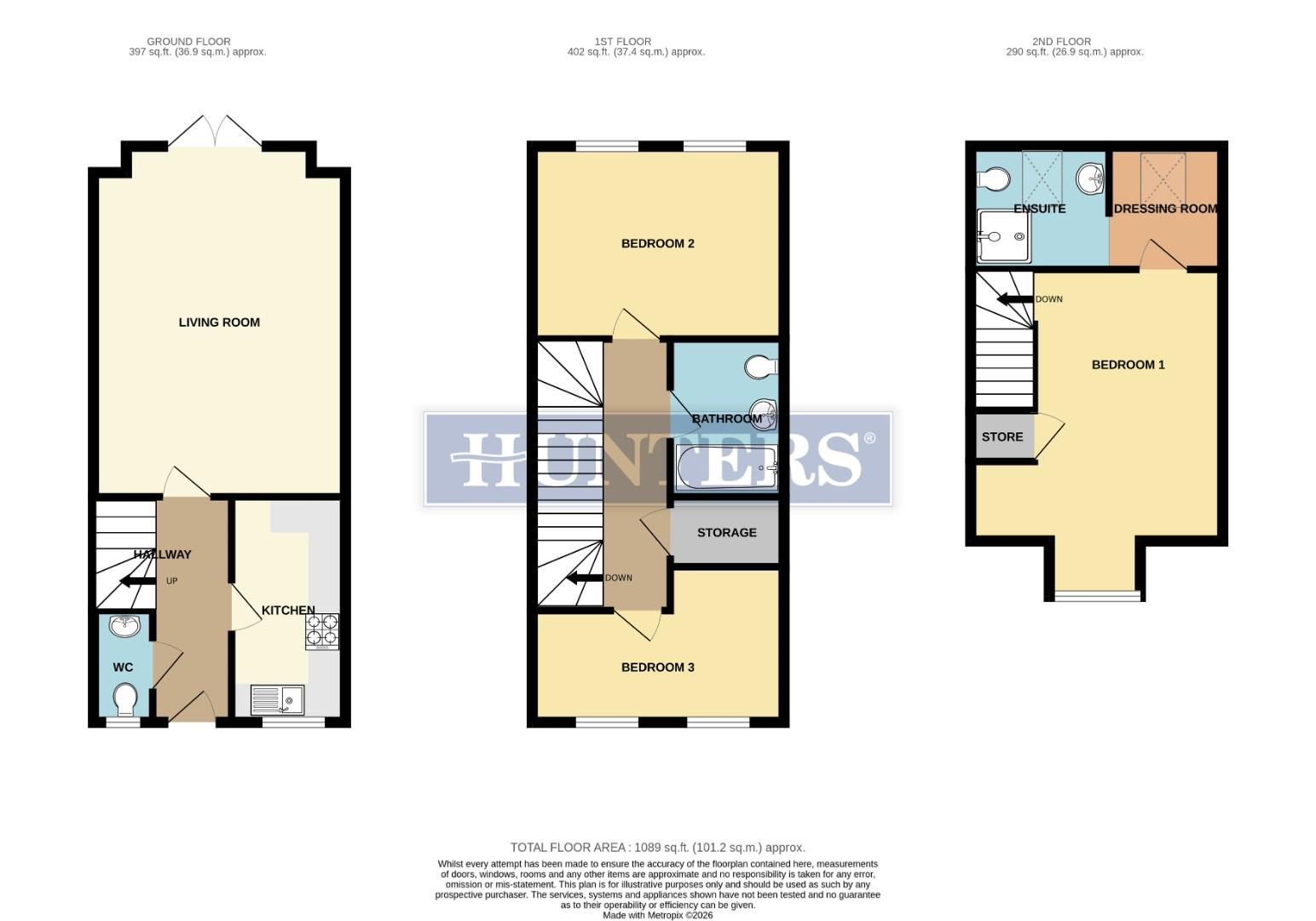 3, Wentworth Mews, Church Street, Barnsley floorplan
