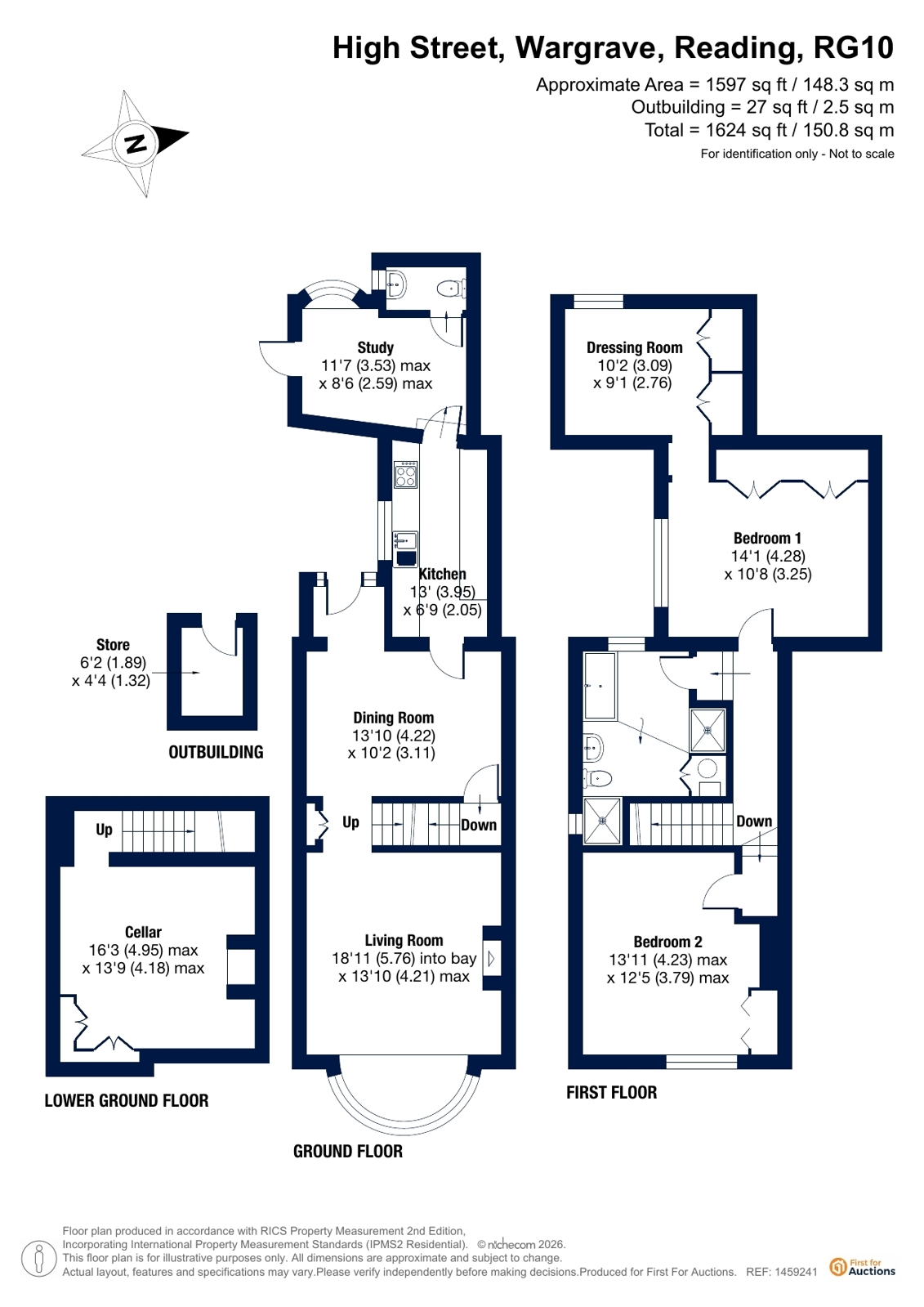 50, High Street, Reading floorplan