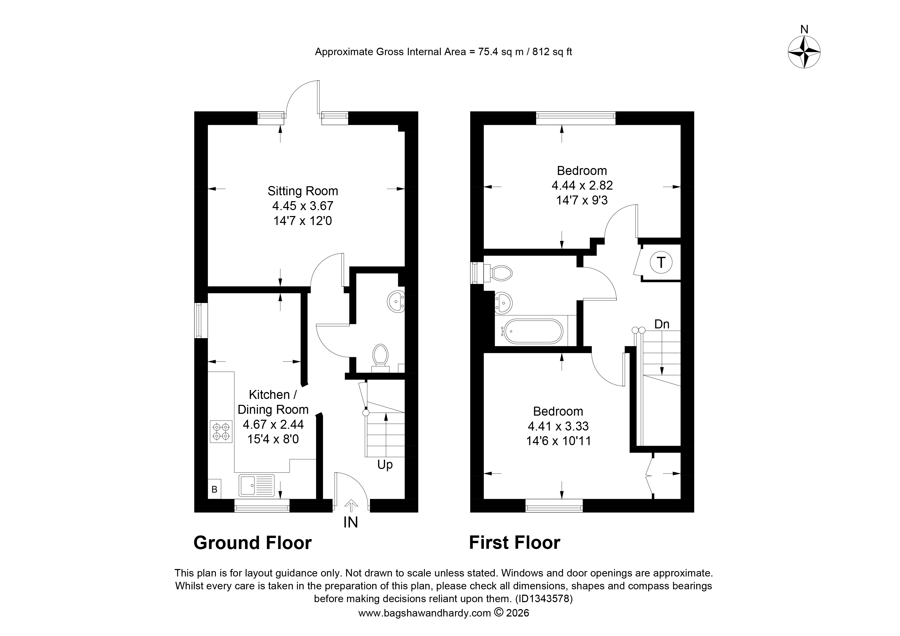 Hillingdon Rise, Kent floorplan