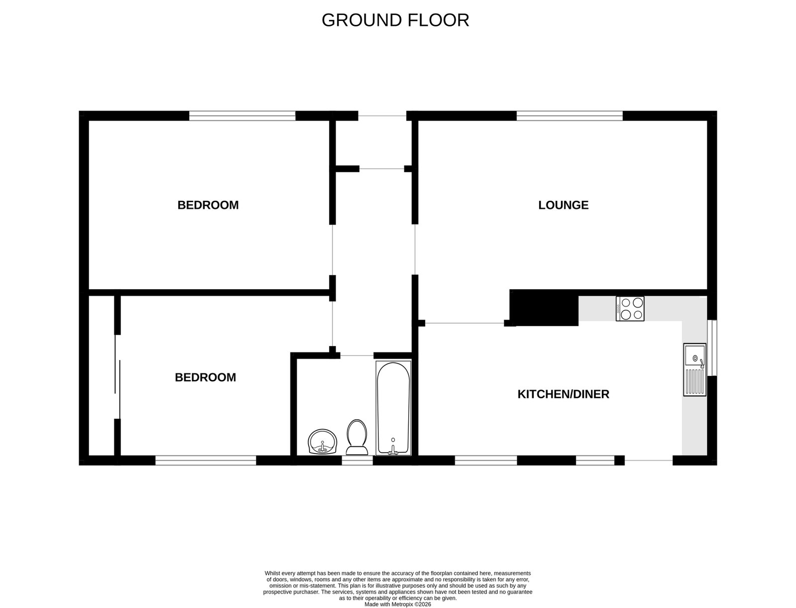 17, Oak Avenue, Inverness floorplan