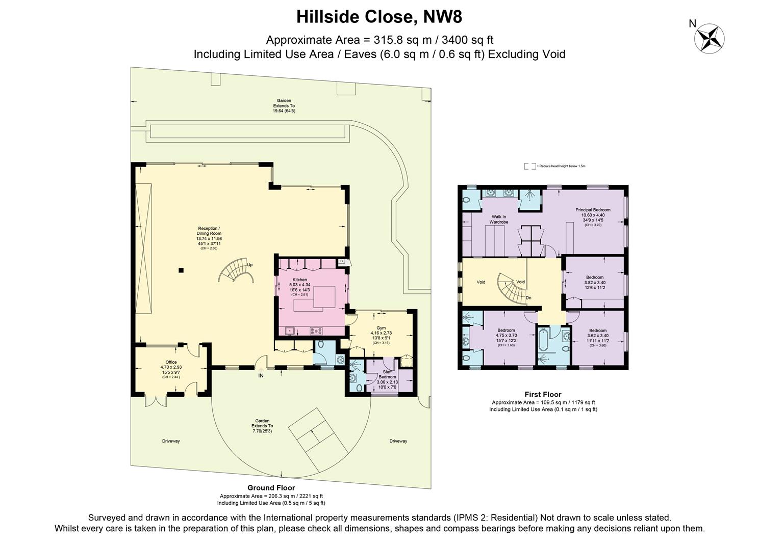 Hillside Close, London floorplan