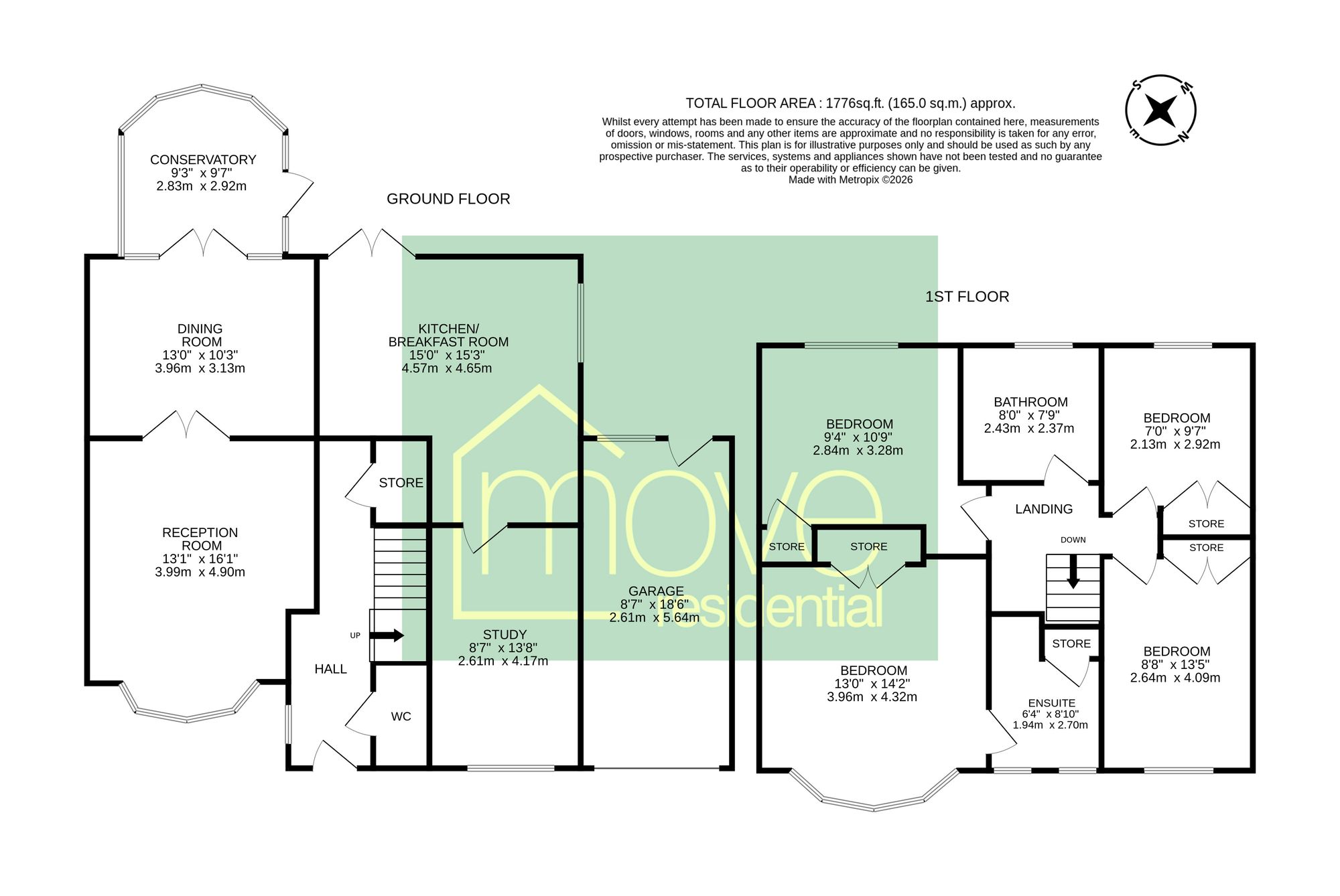 2 Kingsbrook Way, Wirral floorplan