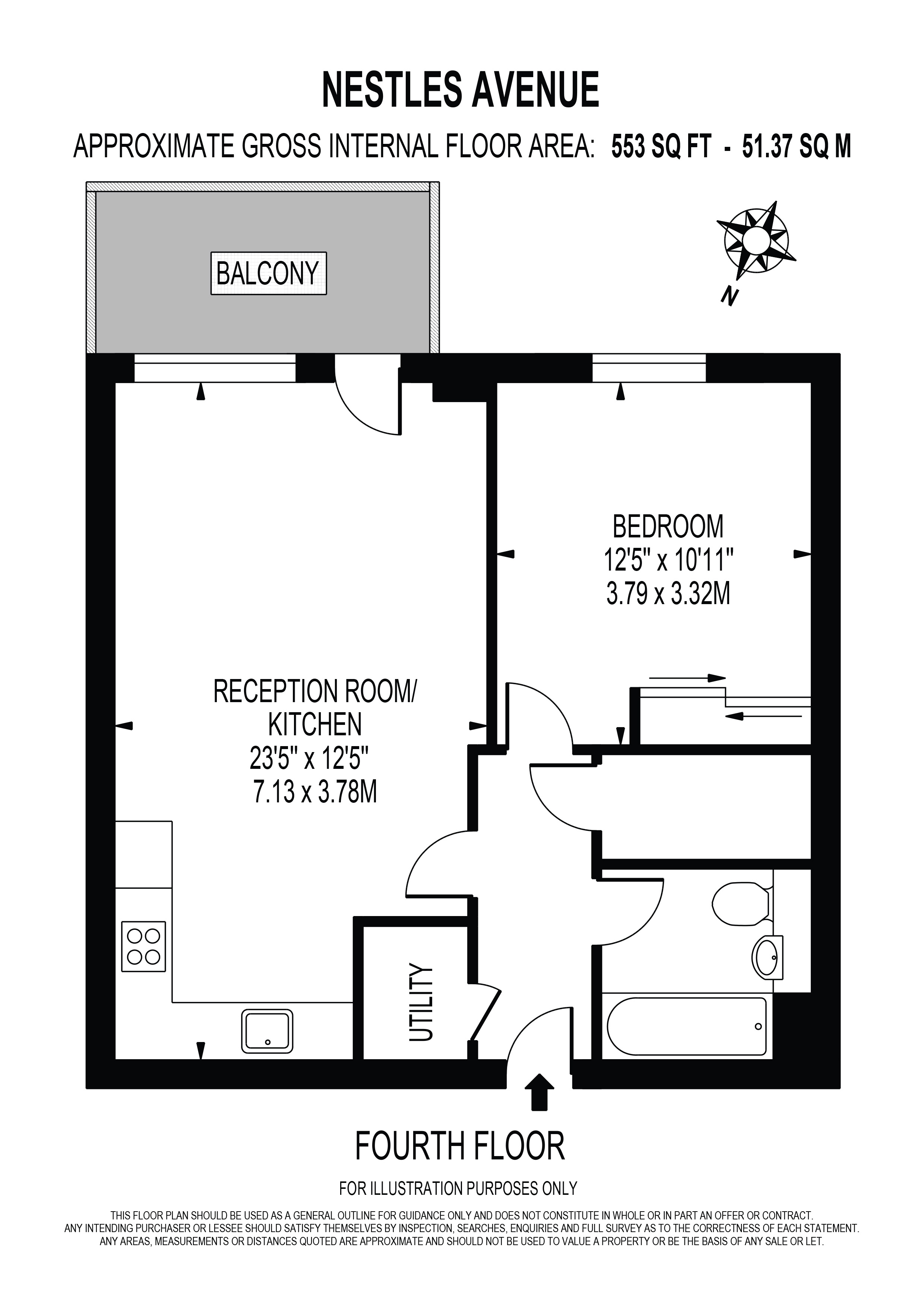 Flat 91, Arusha Court, 39, Farine Avenue, HAYES floorplan