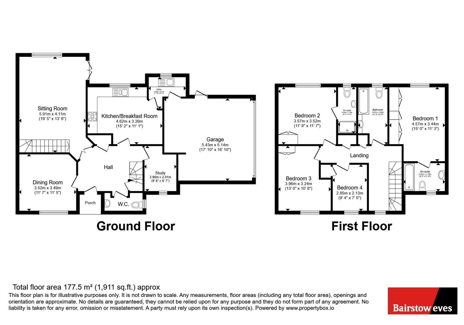 6, Hermitage Road, Surrey floorplan