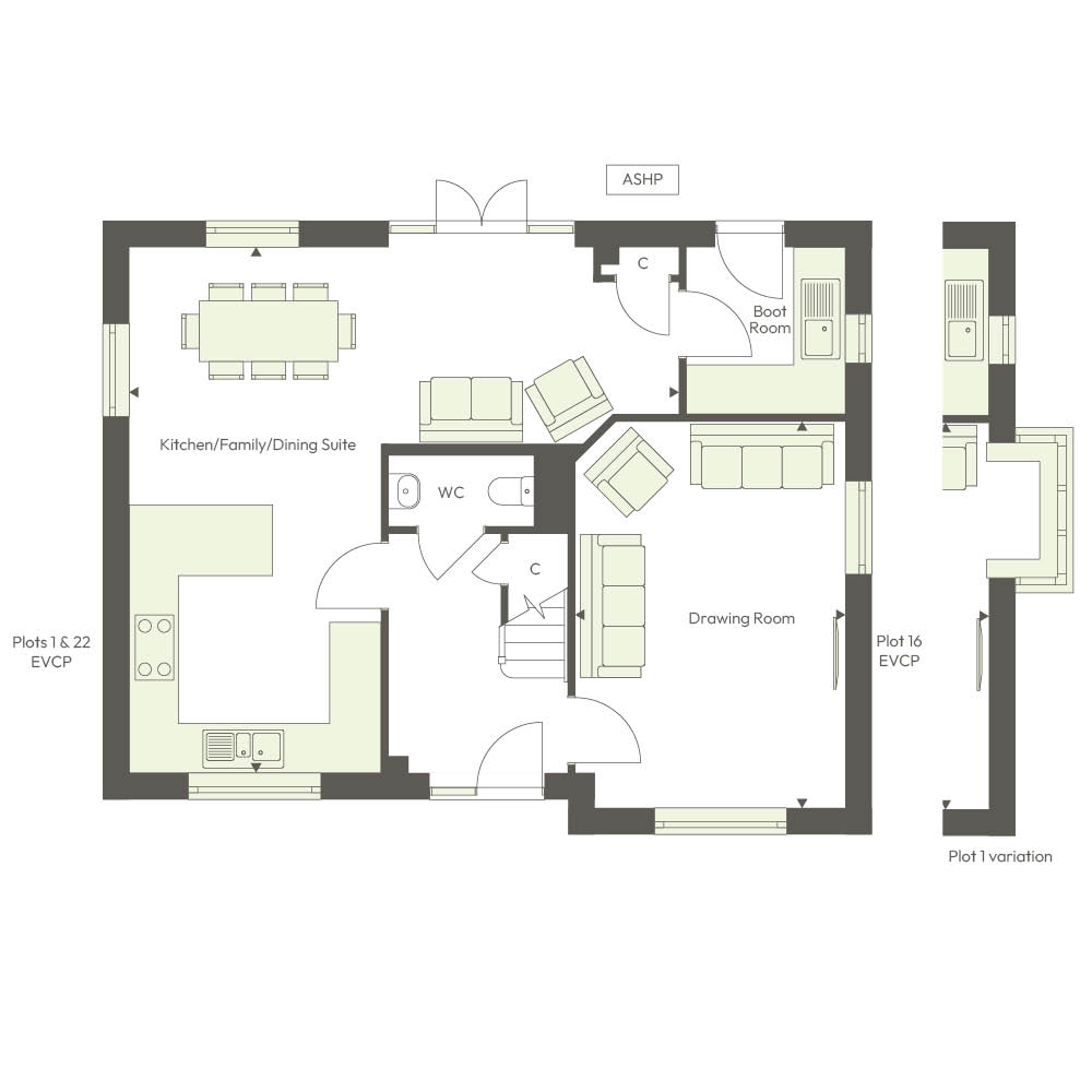 Plot 22b, Wessex Grove, Malmesbury floorplan