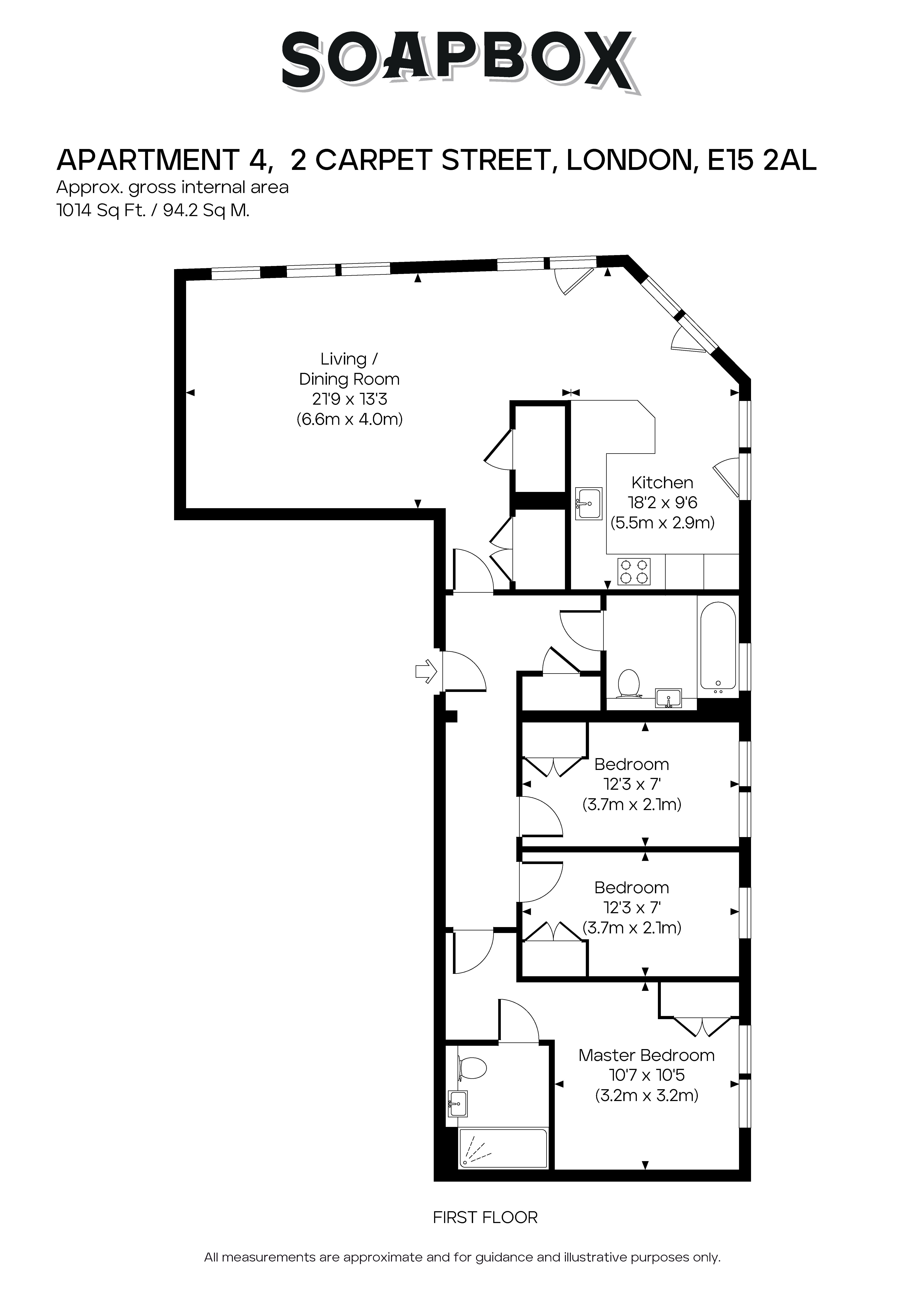 Carpet Street, London floorplan