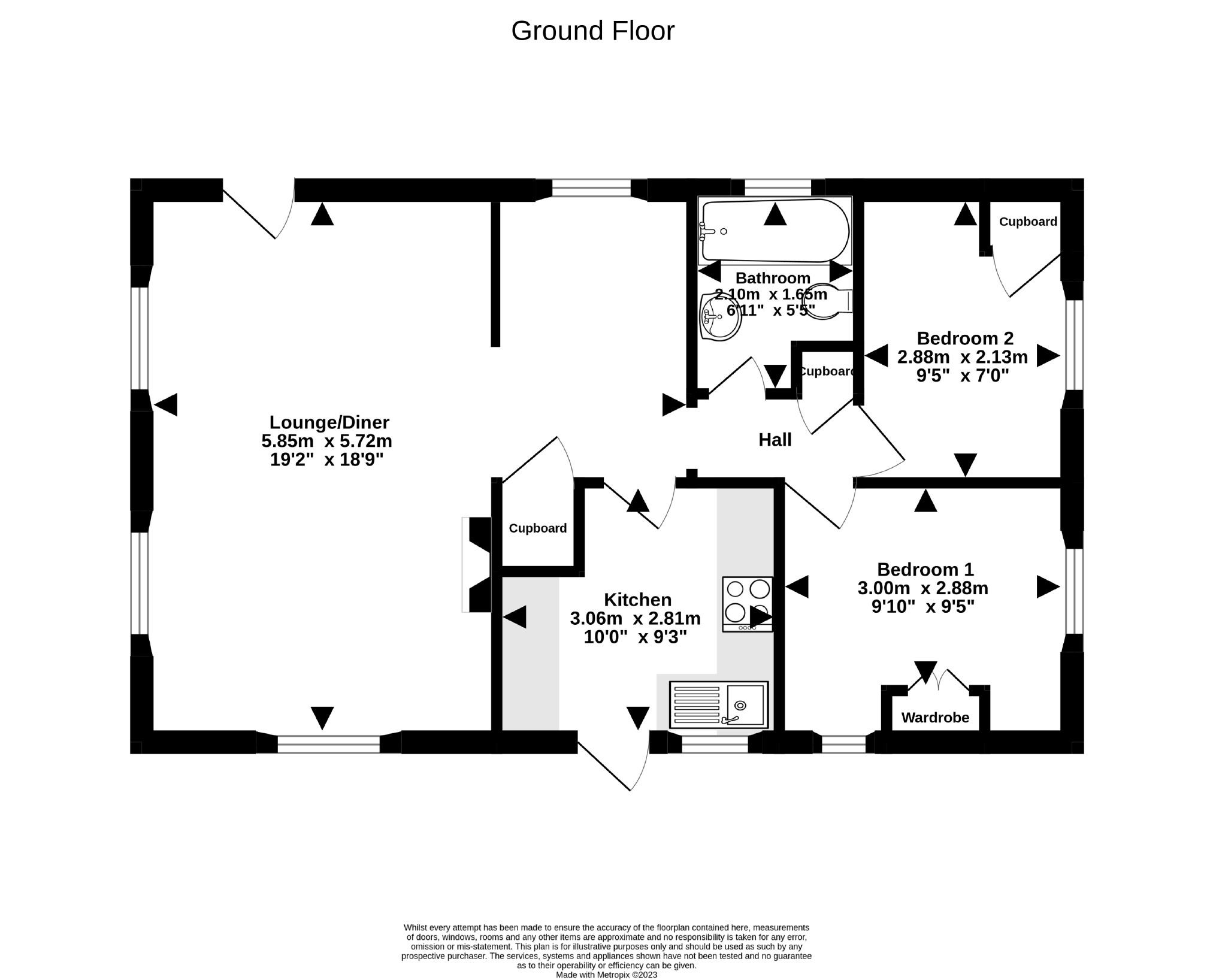 Kingsway Park, Seville Road, Portishead, North Somerset BS20, 2 bedroom