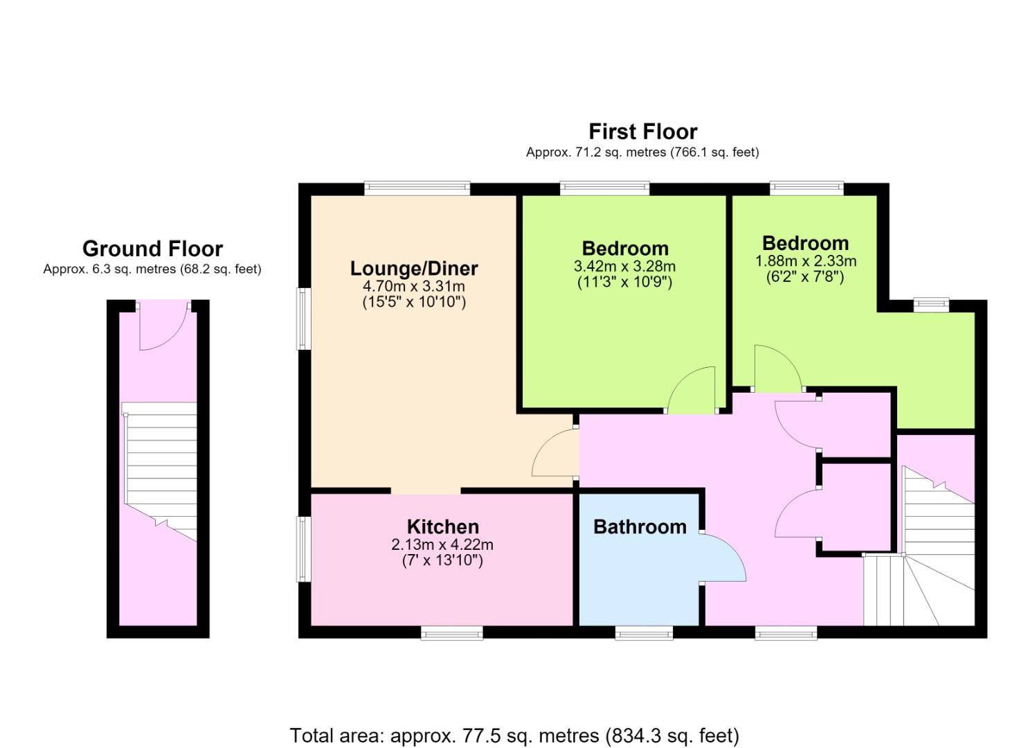 18 Reads Walk, Shooting Field, Steyning floorplan