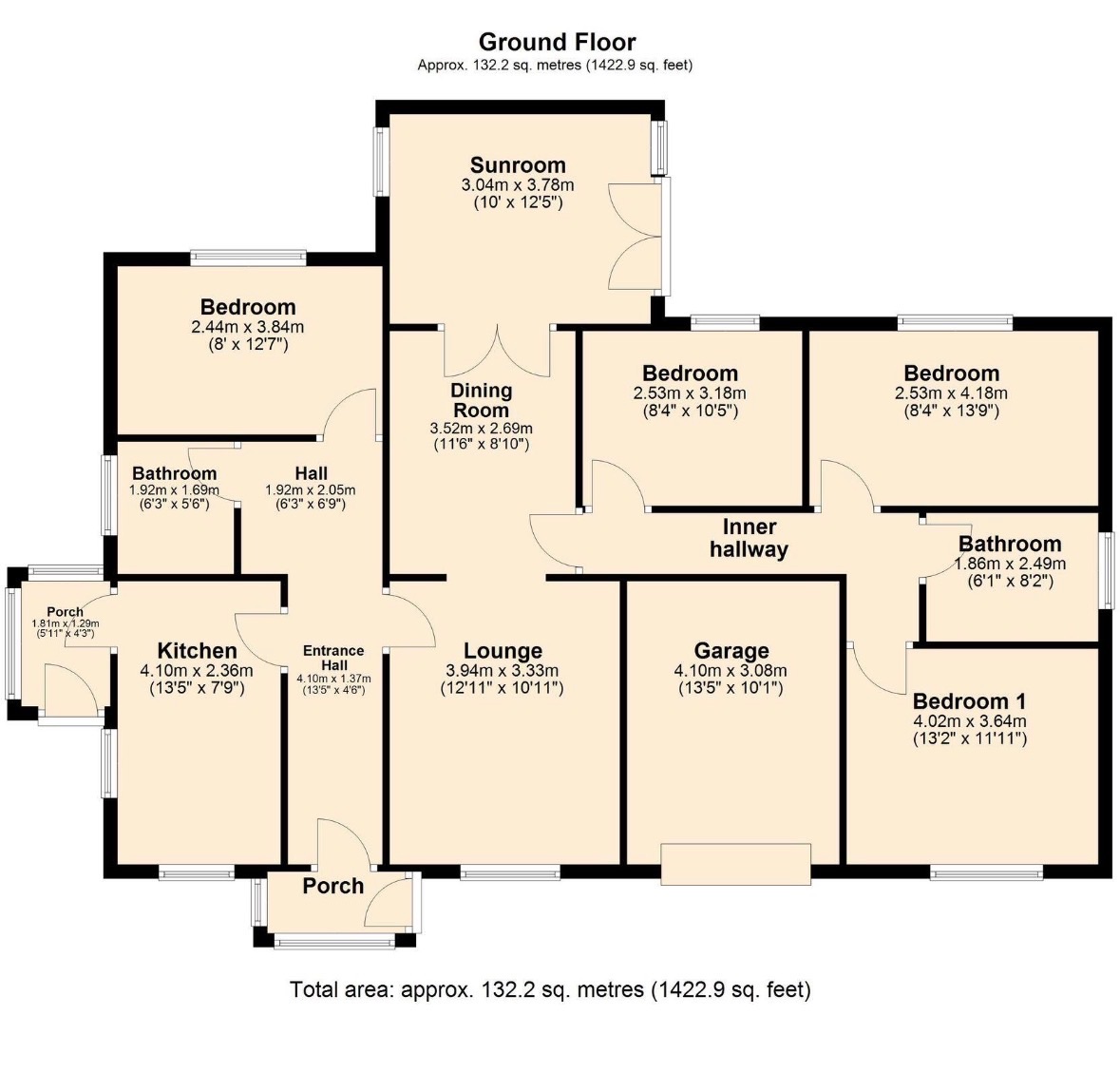 10 Ainsdale Drive, Darwen floorplan