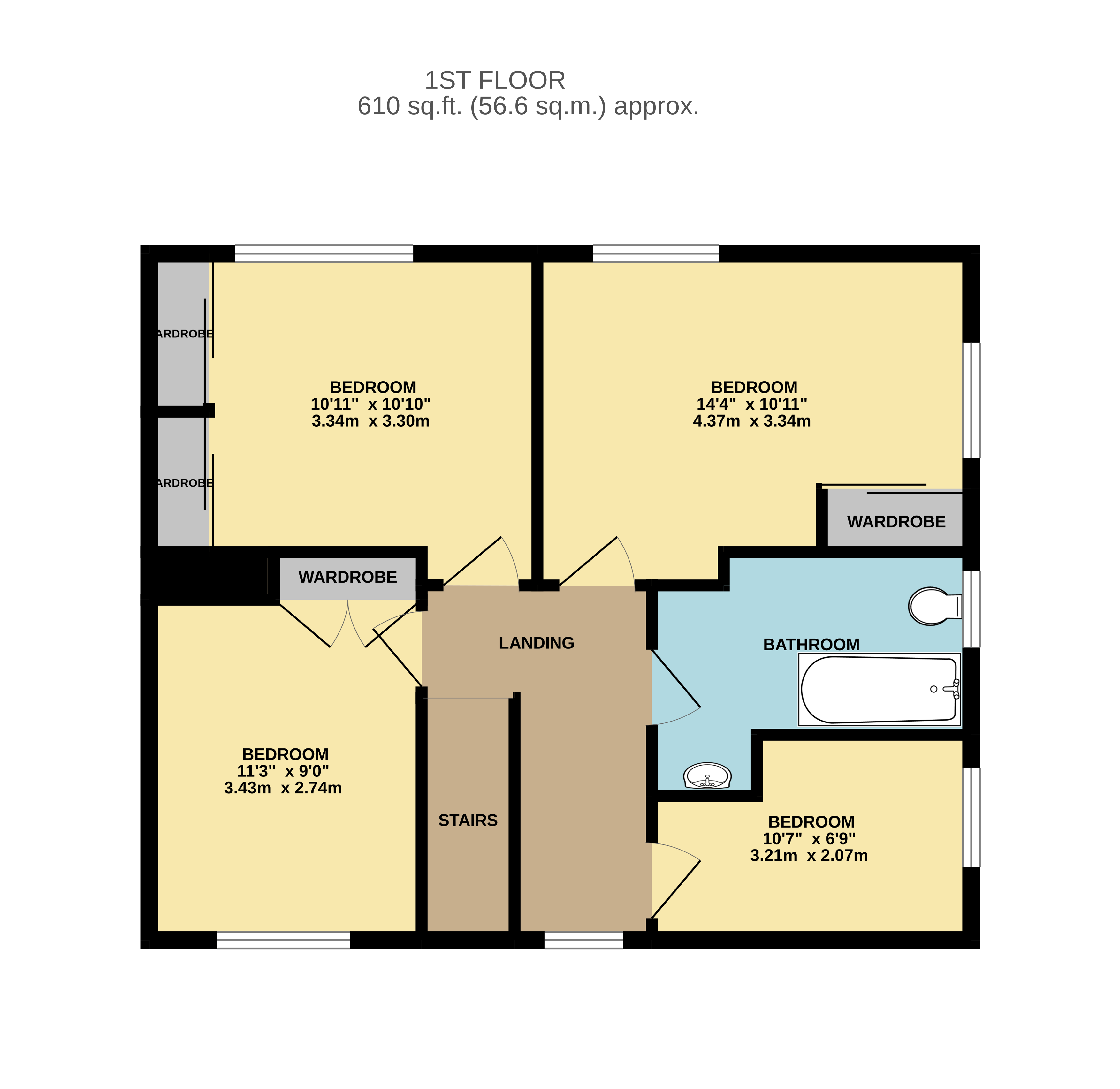 6, Ladyhill, Usk floorplan