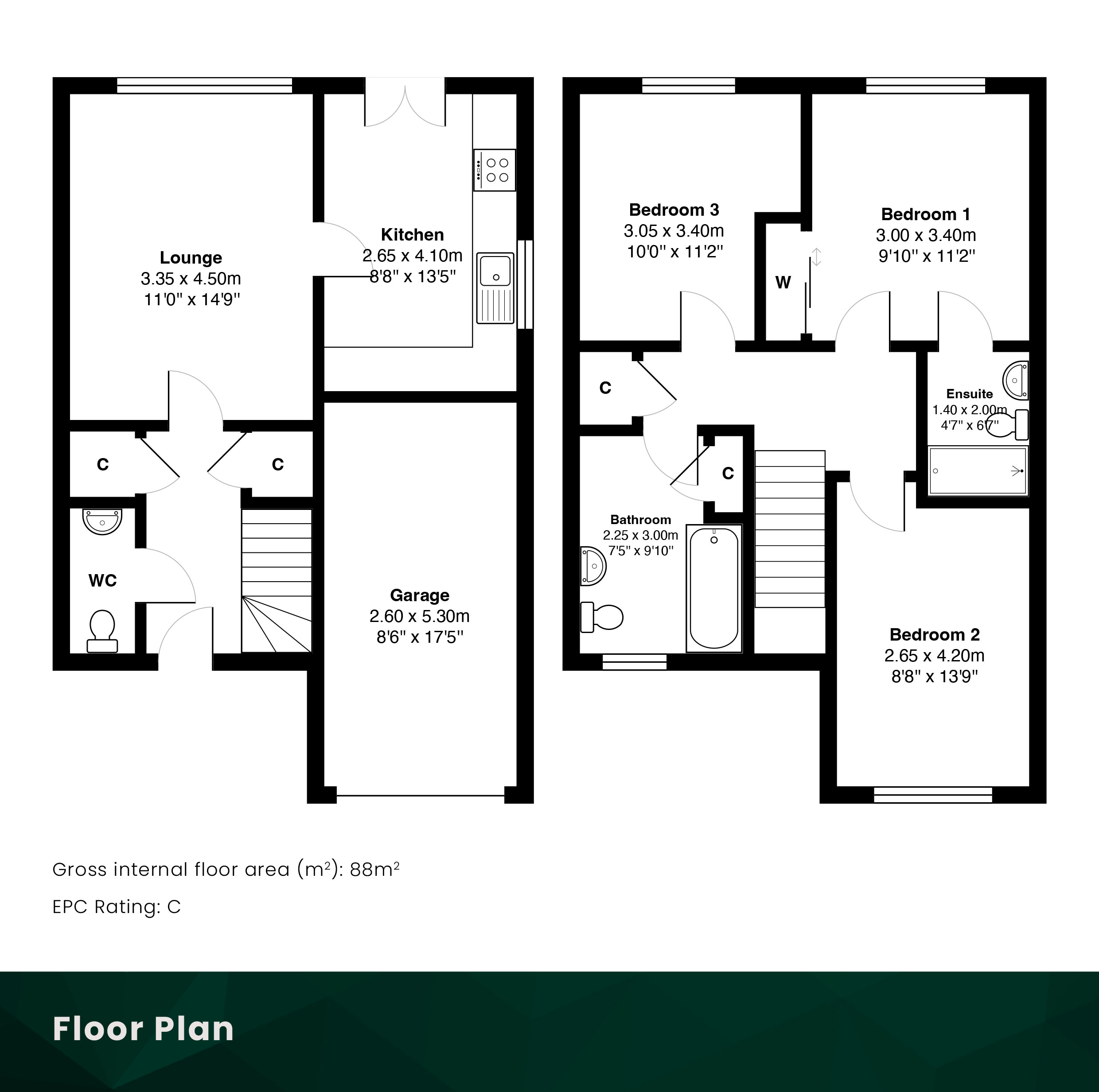 Croft Crescent, Glasgow floorplan