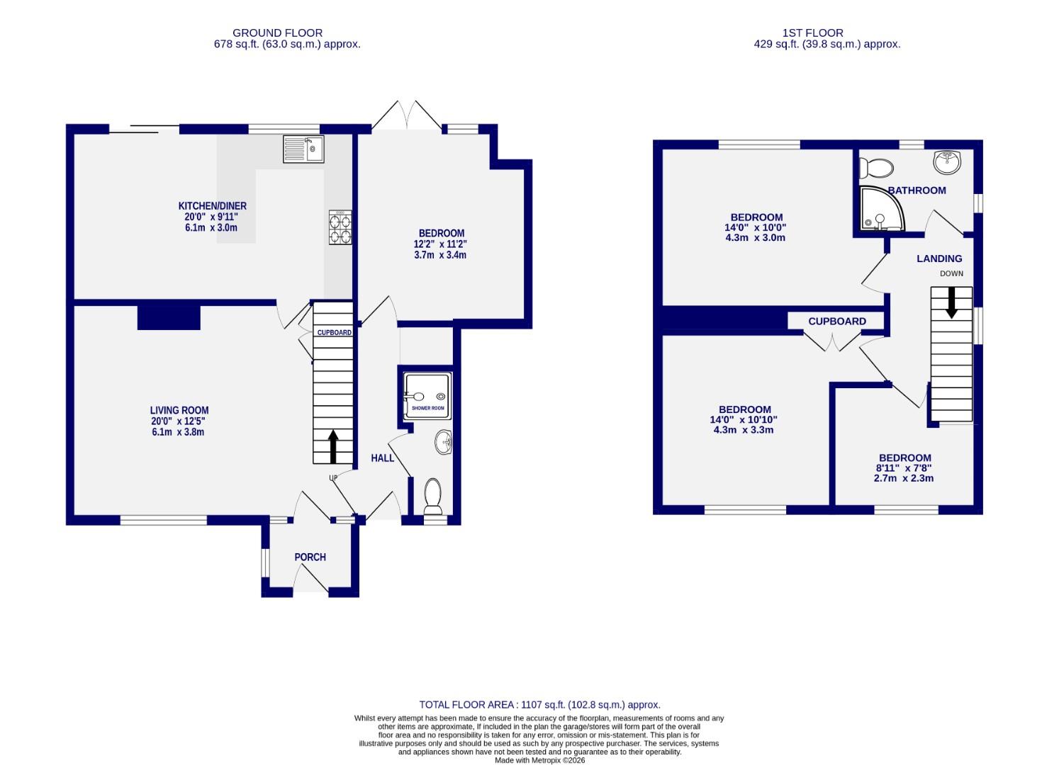 26, West Thorpe, York floorplan