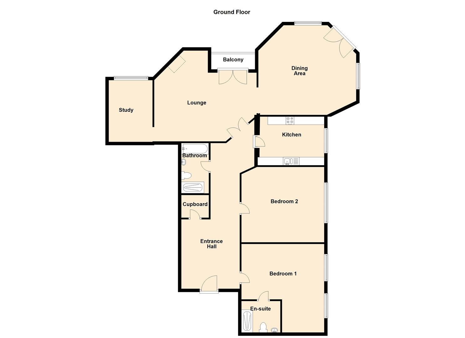 2 Bedrooms Flat for sale in Penthouse, Quebec Quay, Liverpool L3