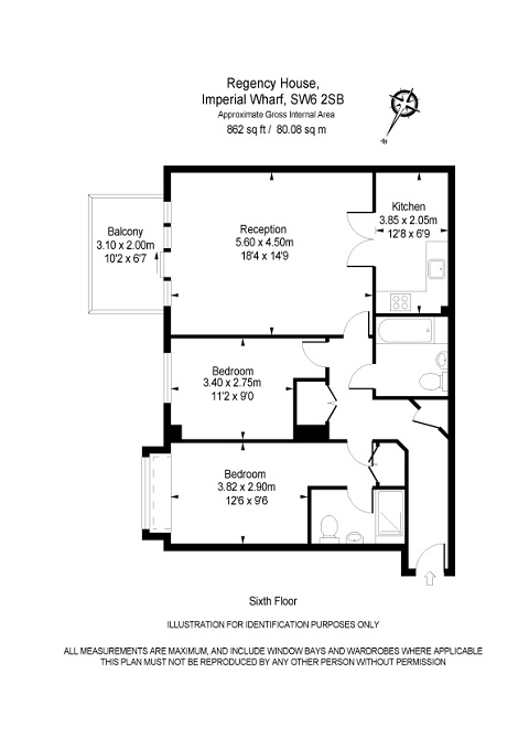 2 Bedrooms Flat to rent in The Boulevard, Imperial Wharf, London SW6