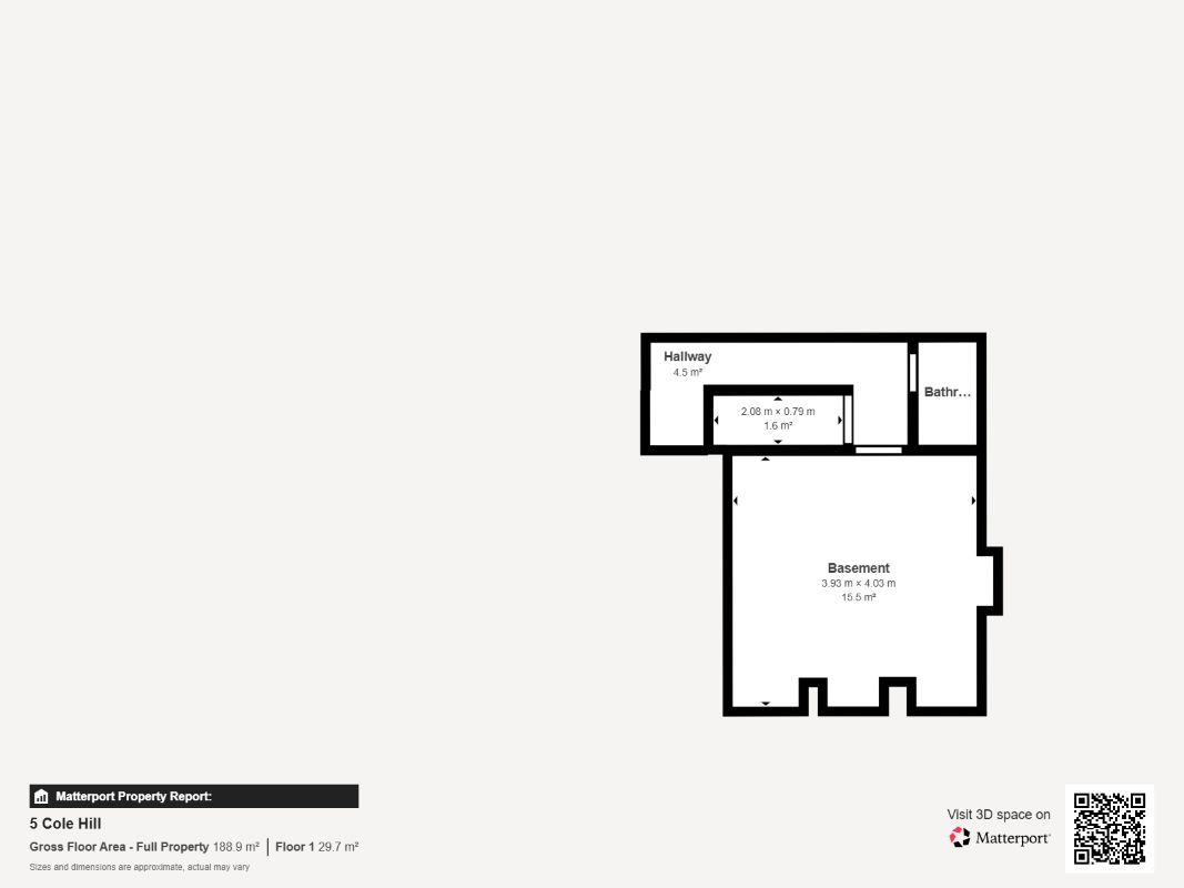 5, Cole Hill, Worcester floorplan