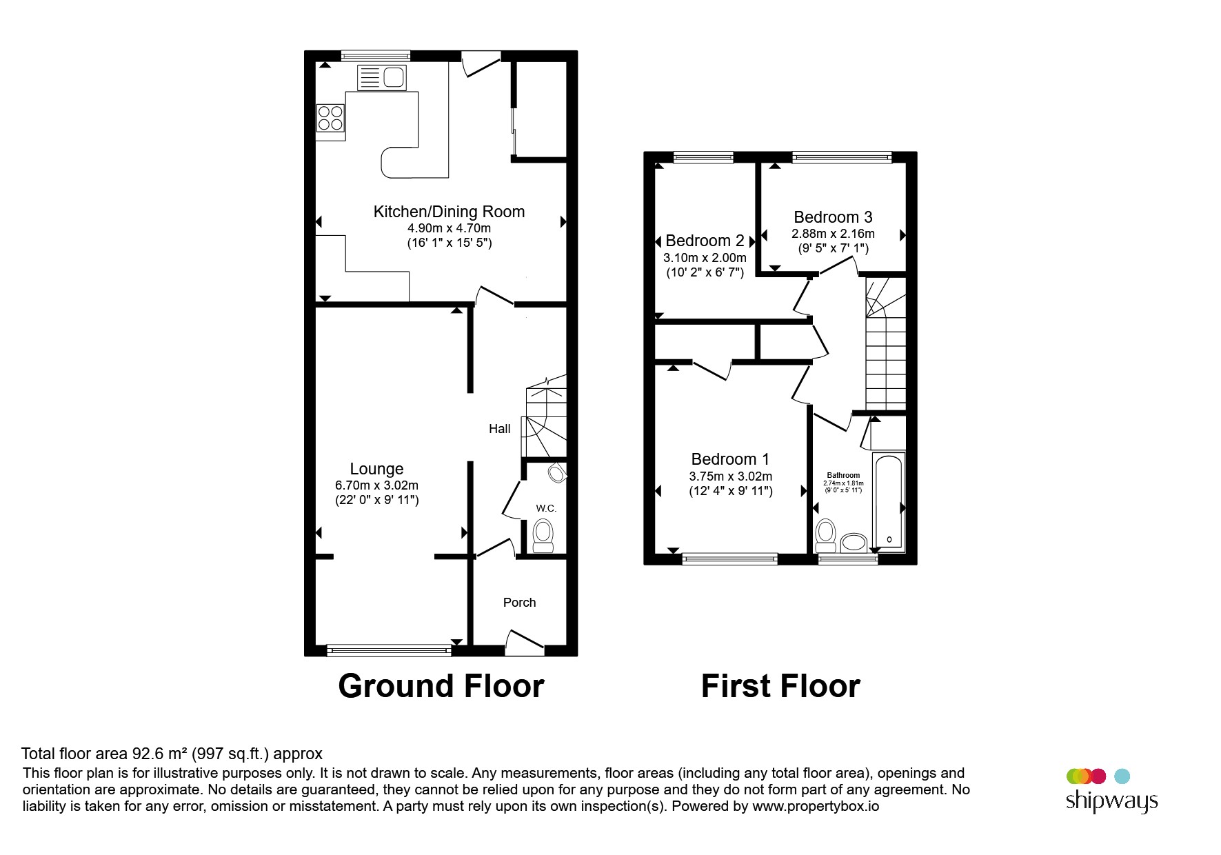 42, Otter Croft, BIRMINGHAM floorplan