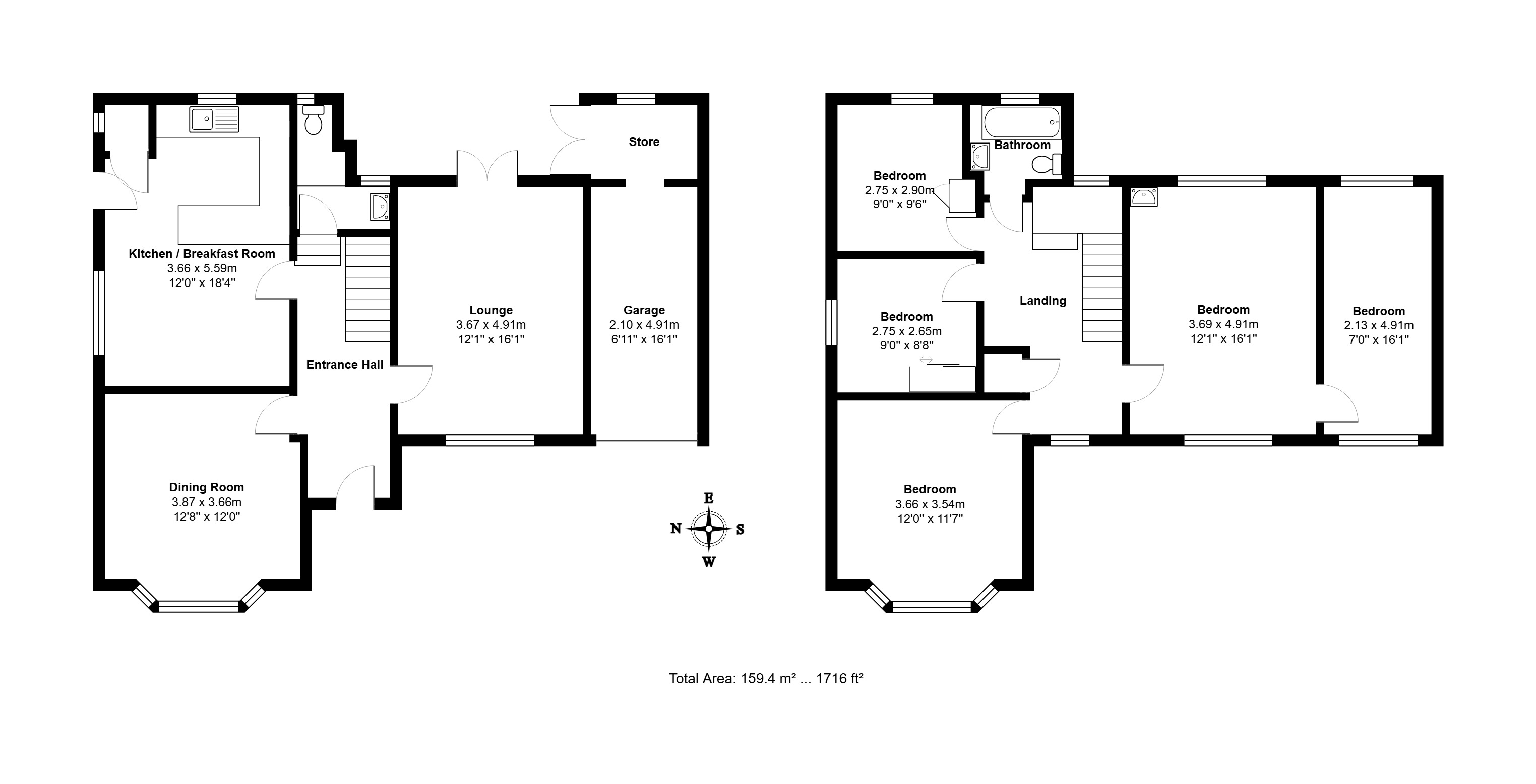 10, Princes Gardens, Felixstowe floorplan