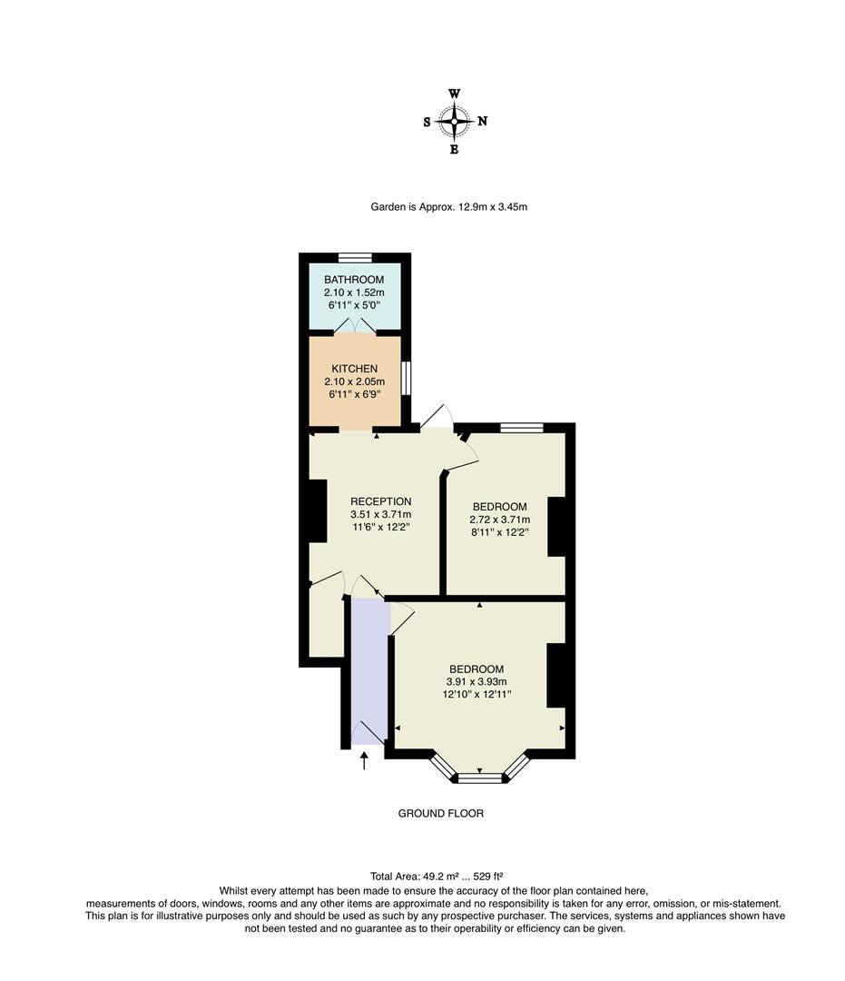 55, Hove Avenue, London floorplan