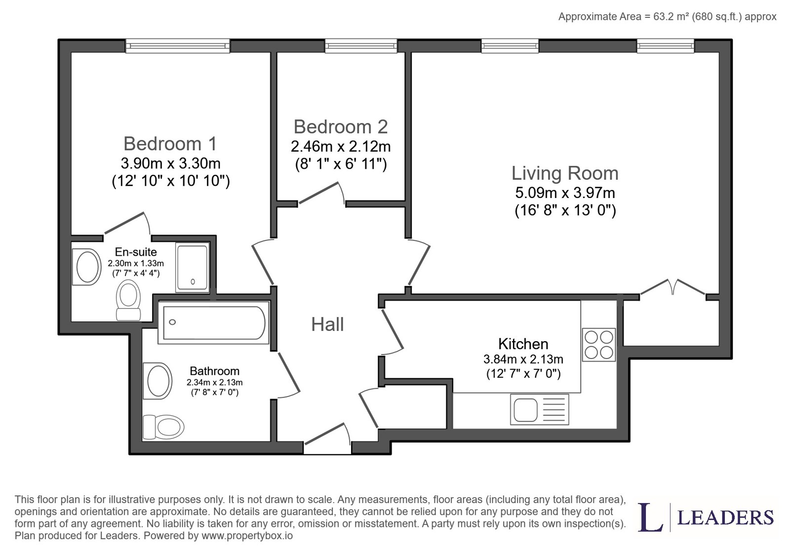 112, West Cotton Close, Northamptonshire floorplan