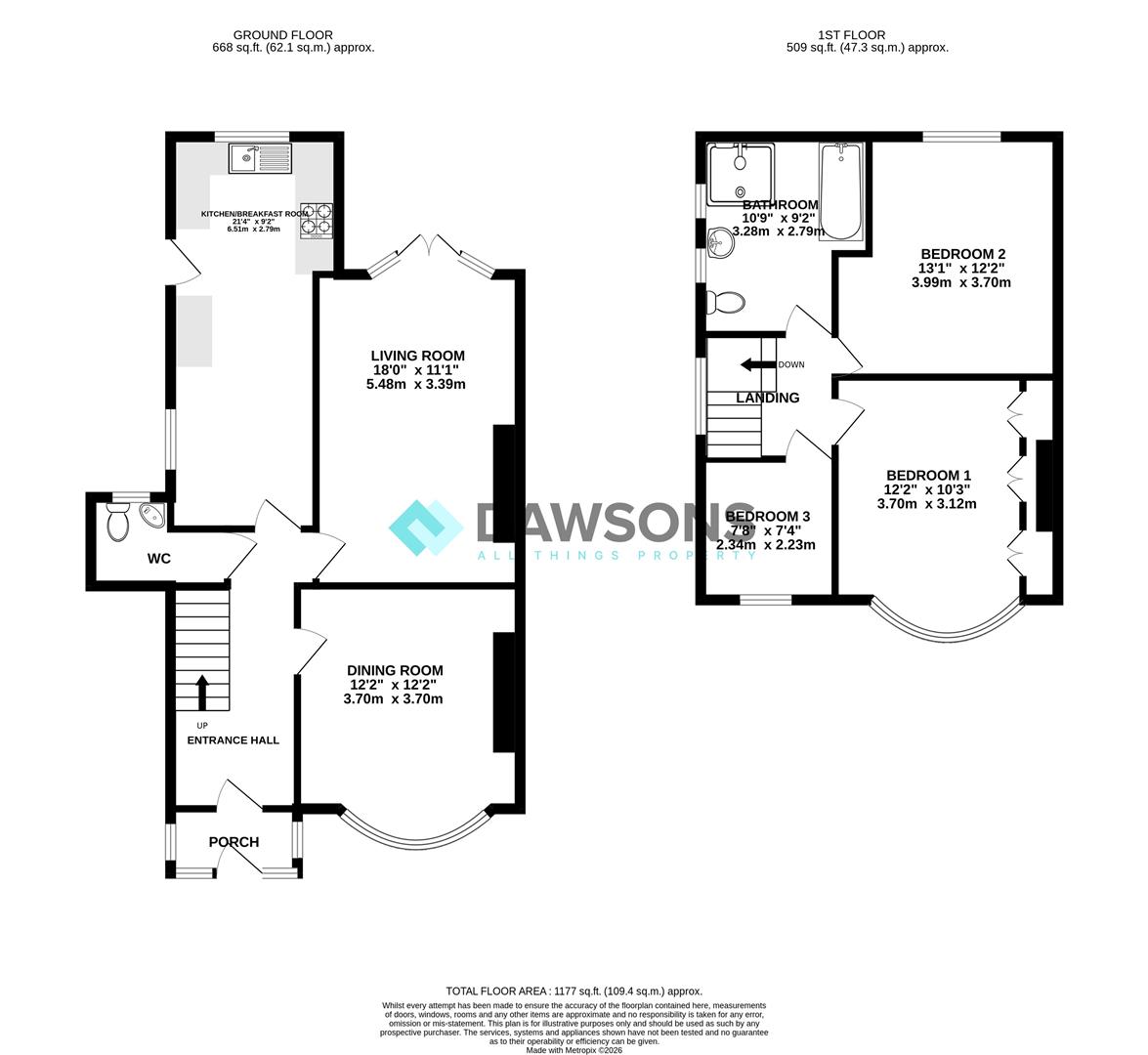 8, Cae Bryn Avenue, Swansea floorplan