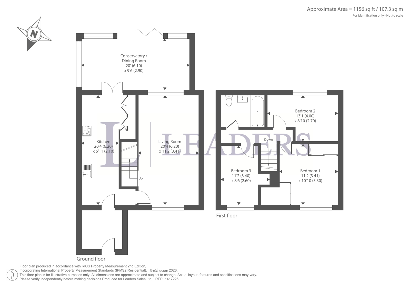 87, Hinkler Road, Hampshire floorplan