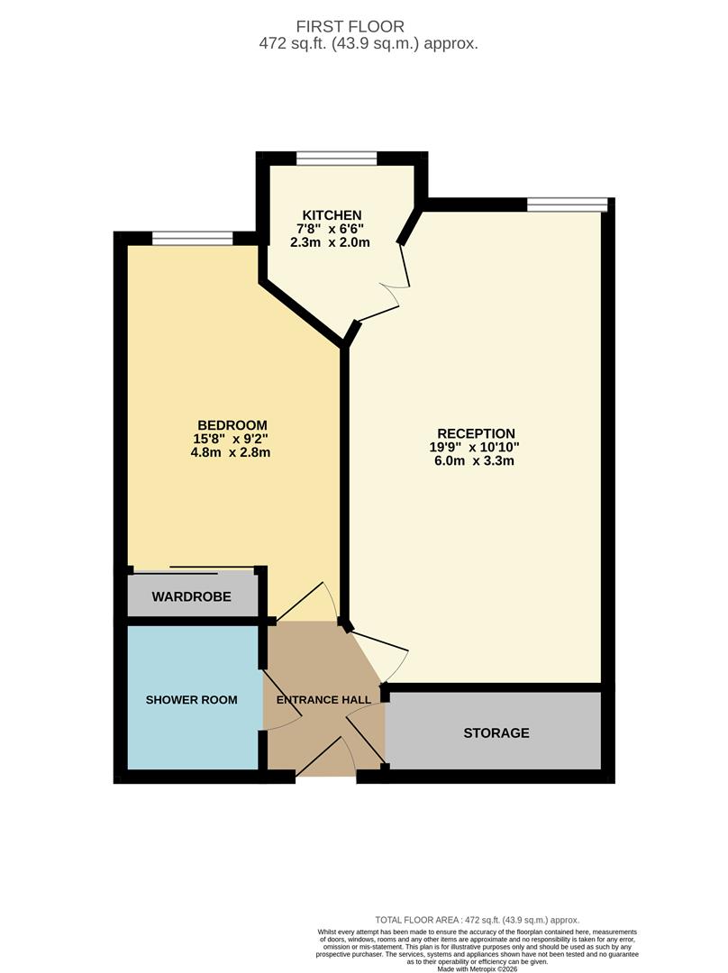 Flat 19 Kingswood Court, 175, Chingford Mount Road, Chingford floorplan