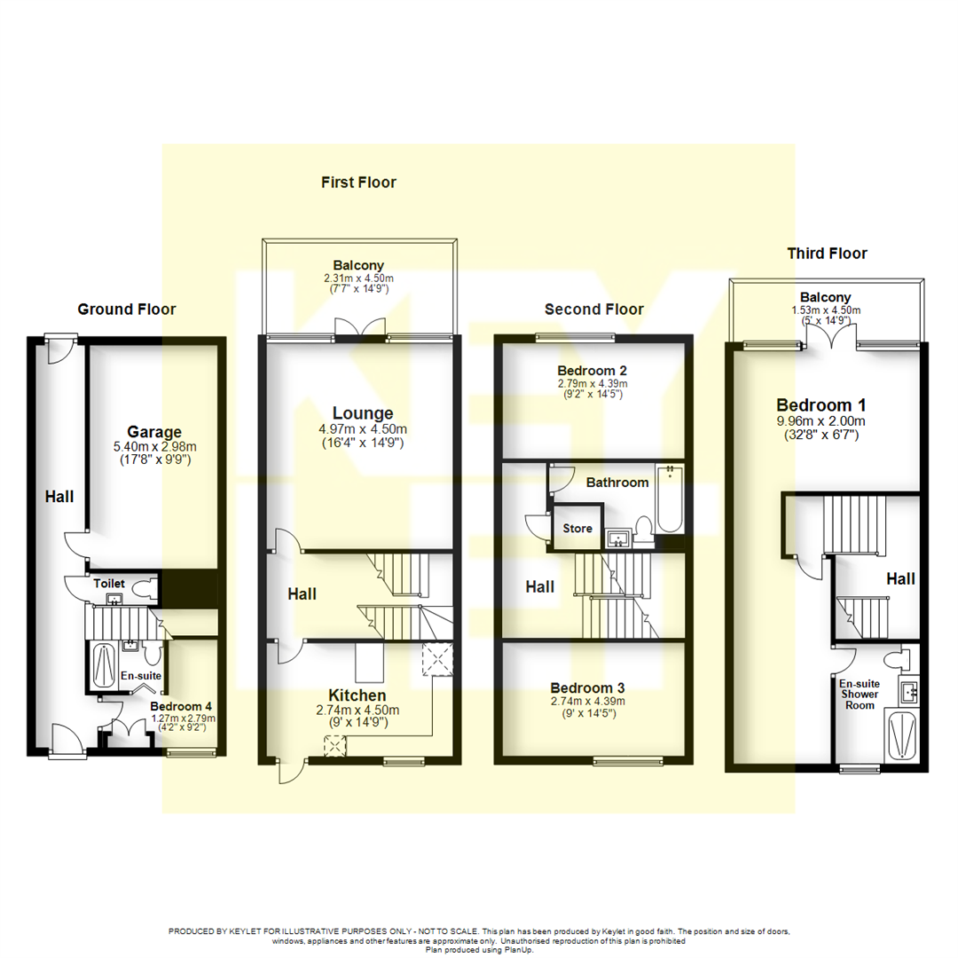 4 Bedrooms Town house for sale in Taliesin Court, Chandlery Way, Cardiff CF10