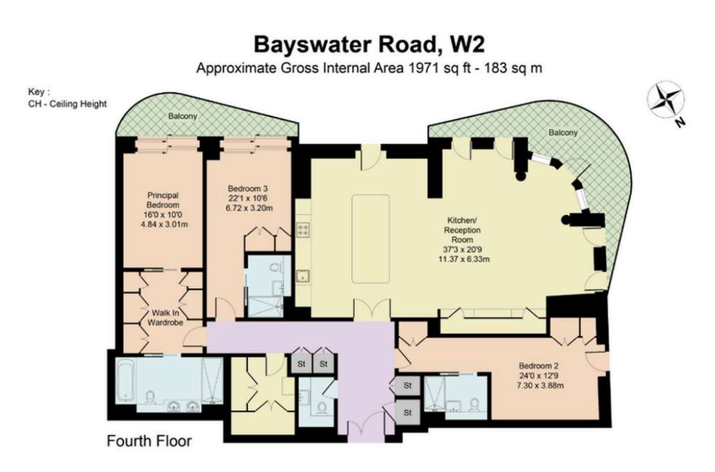 48,, Park Modern, London floorplan