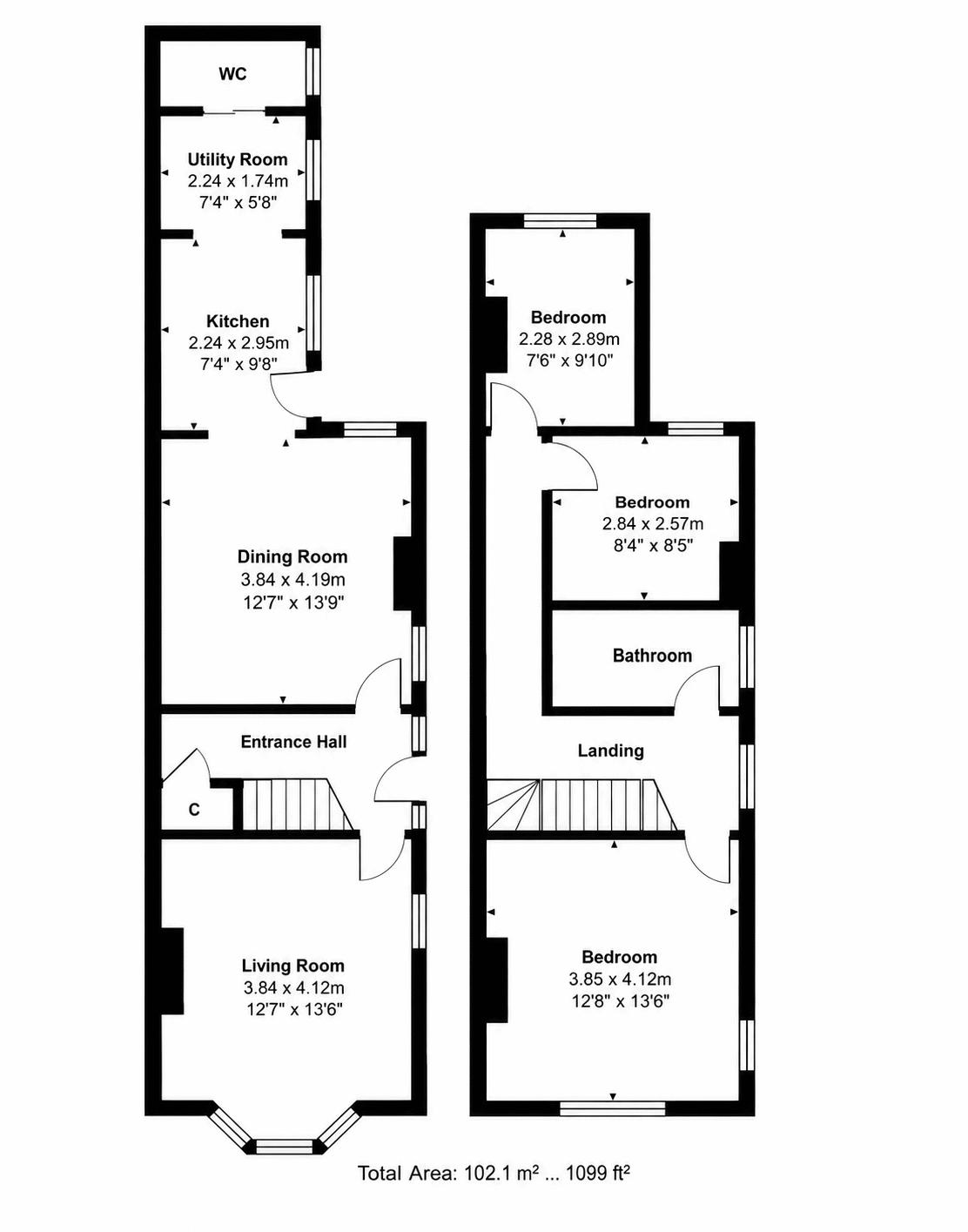 Hickman Road, Nuneaton floorplan