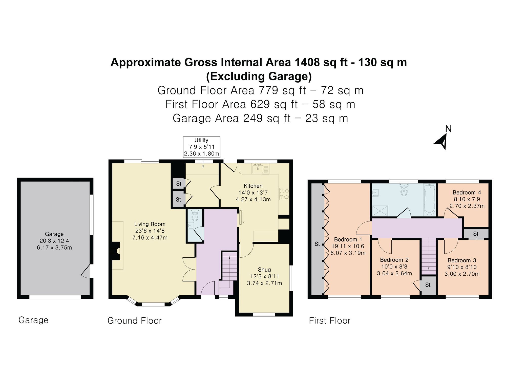 30 Cotswold Avenue, St. Austell floorplan