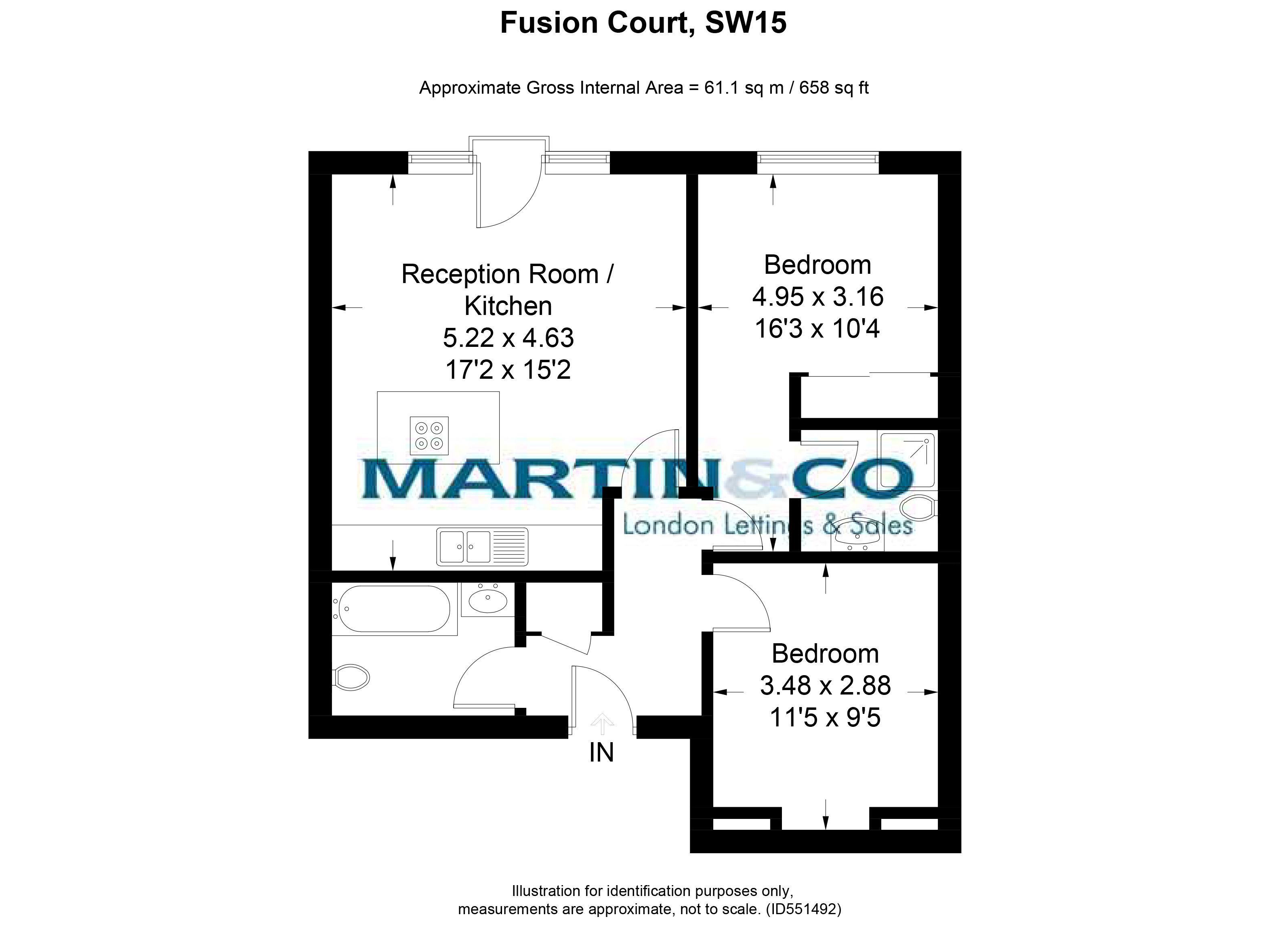 2 Bedrooms Flat for sale in Kingston Vale, London SW15