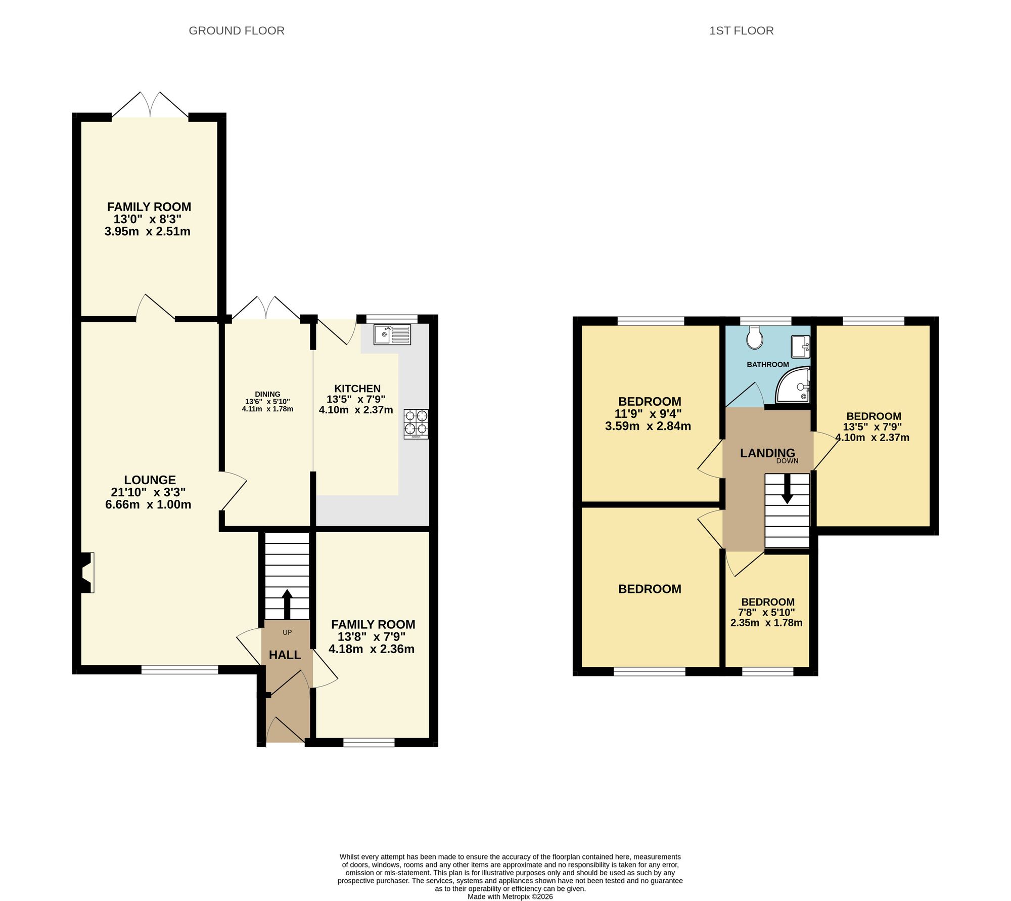 43 Delph Park Avenue, Ormskirk floorplan