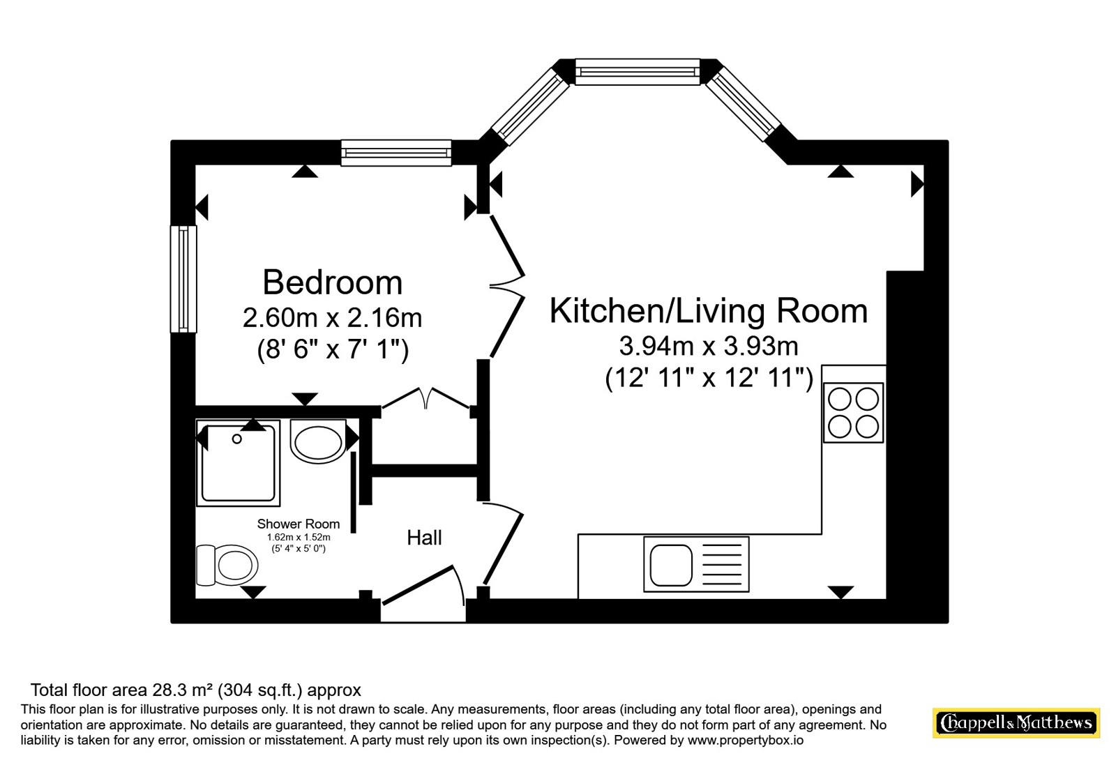 Flat 3, 64, Archfield Road, Bristol floorplan
