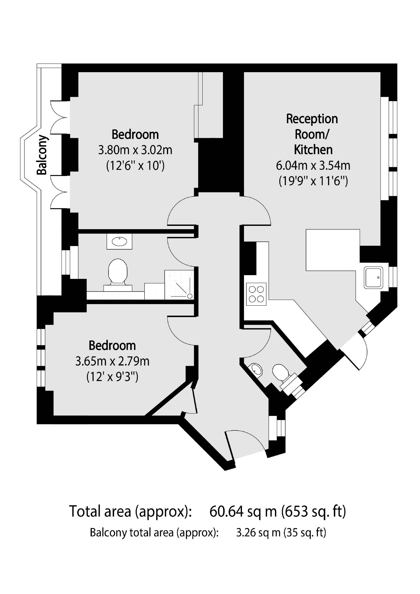 Flat 30, Stourcliffe Close, Stourcliffe Street, London floorplan