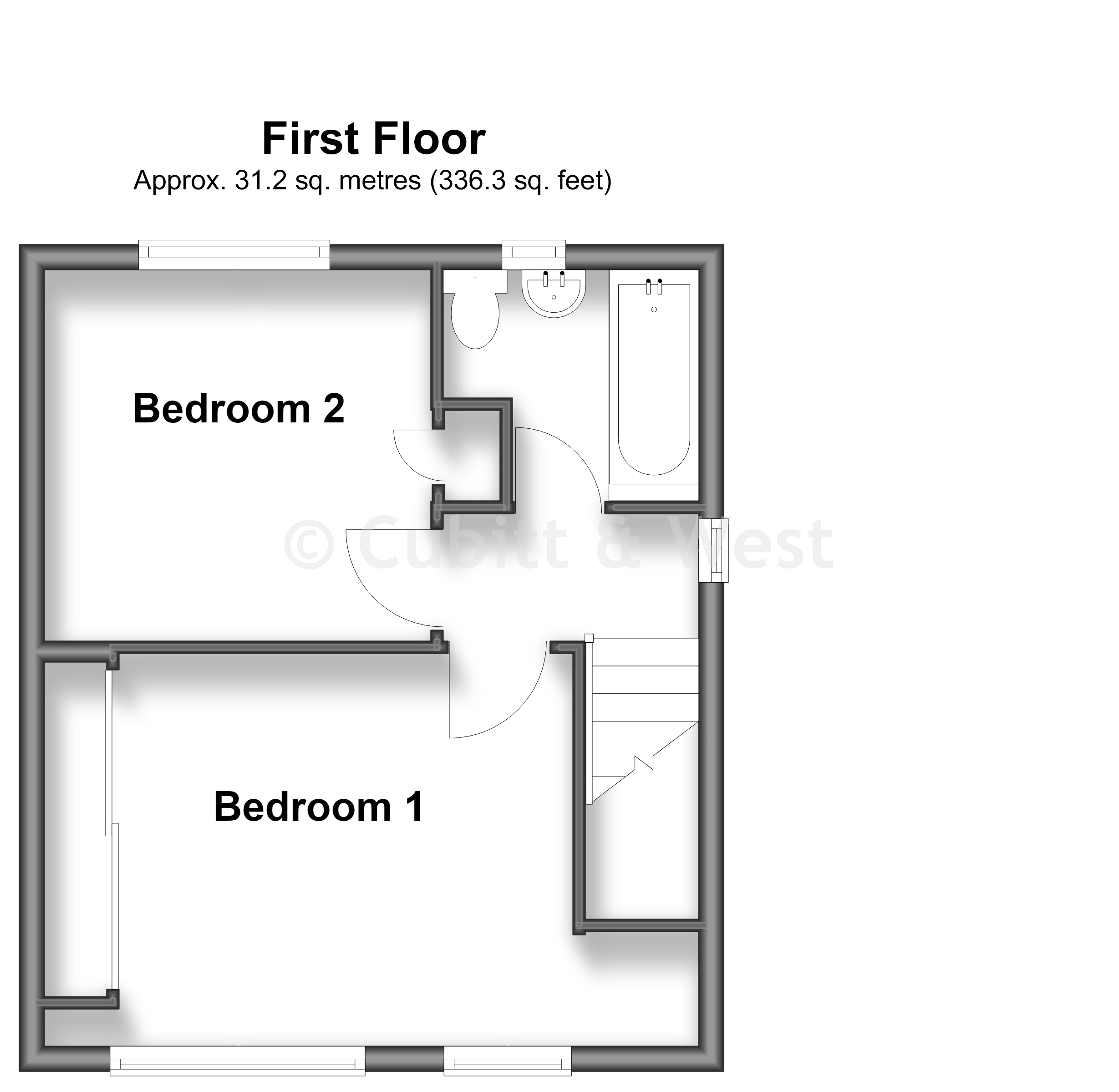2, Daltons Place, Arundel floorplan