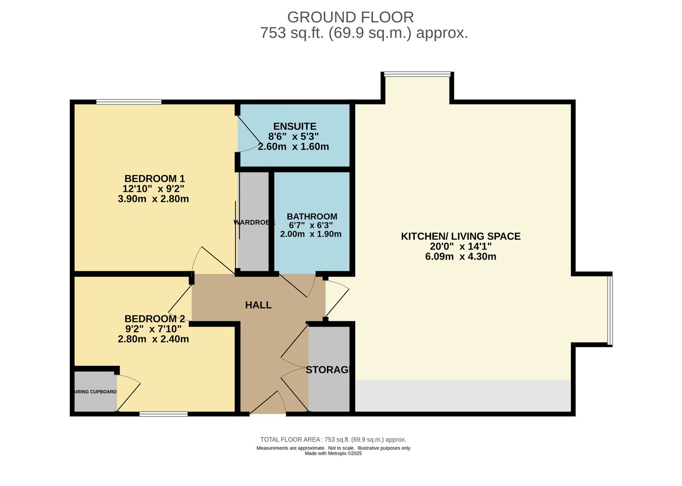 85, Pottle Walk, Wimborne floorplan