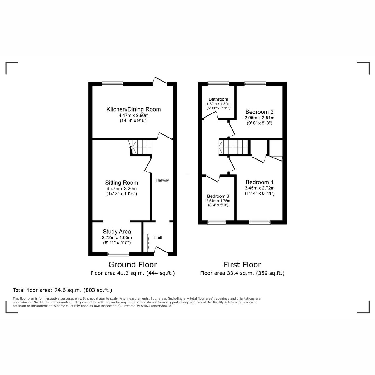 46, Roundham Close, Kidlington floorplan