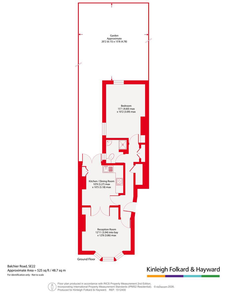 12a, Balchier Road, London floorplan