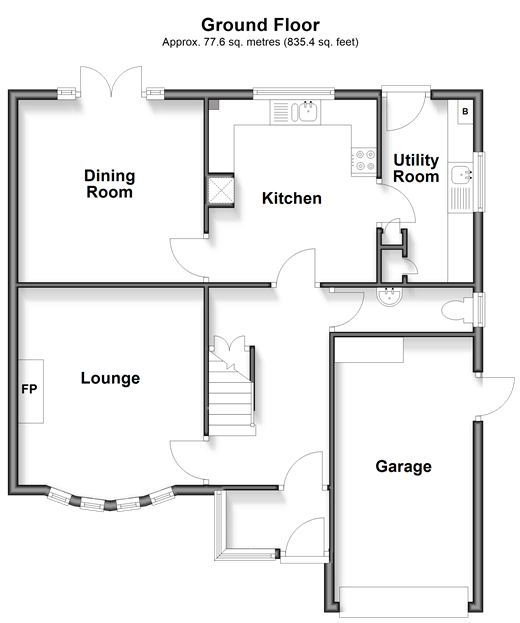 Staplers Road, Newport floorplan