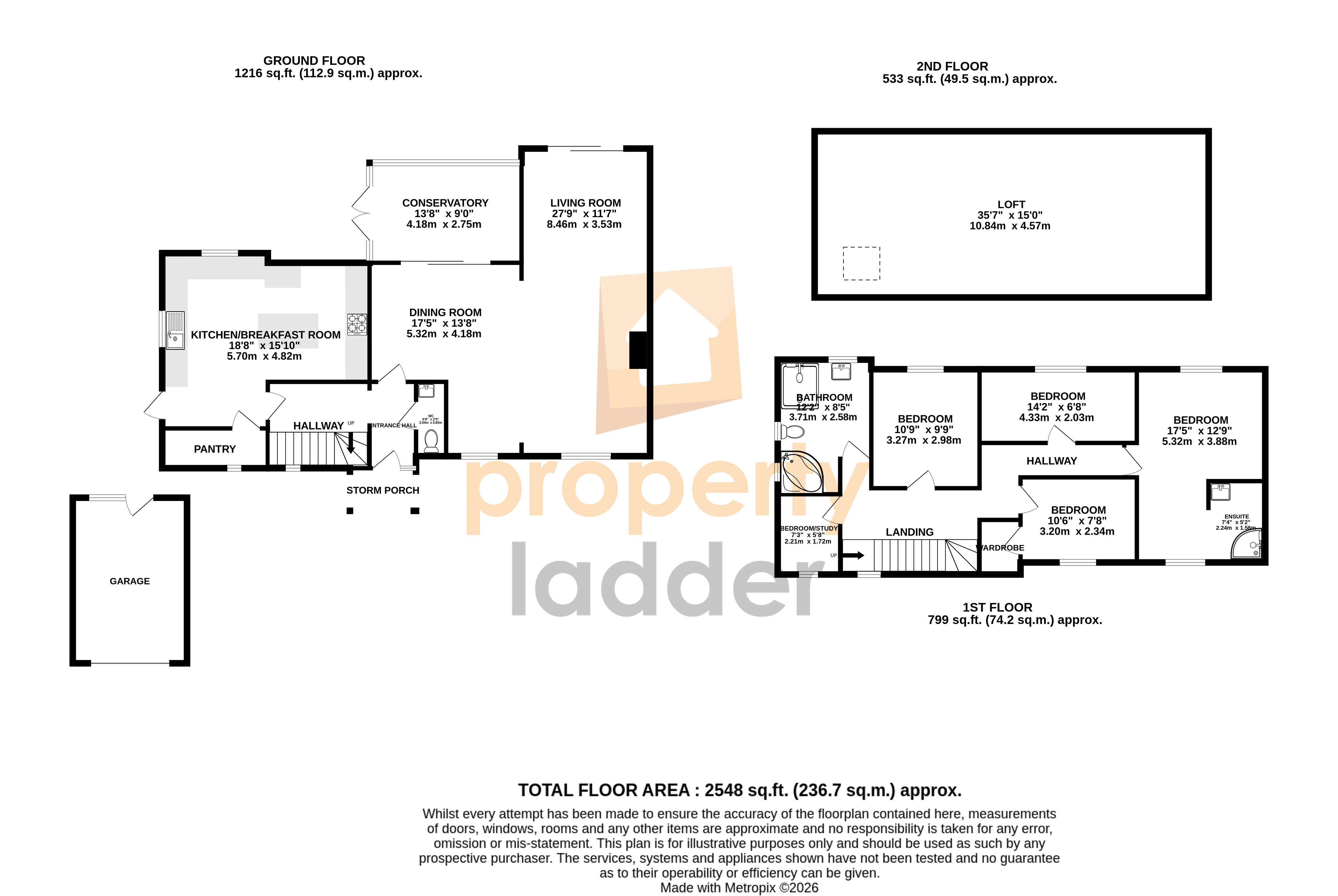 214, St. Faiths Road, Norwich floorplan