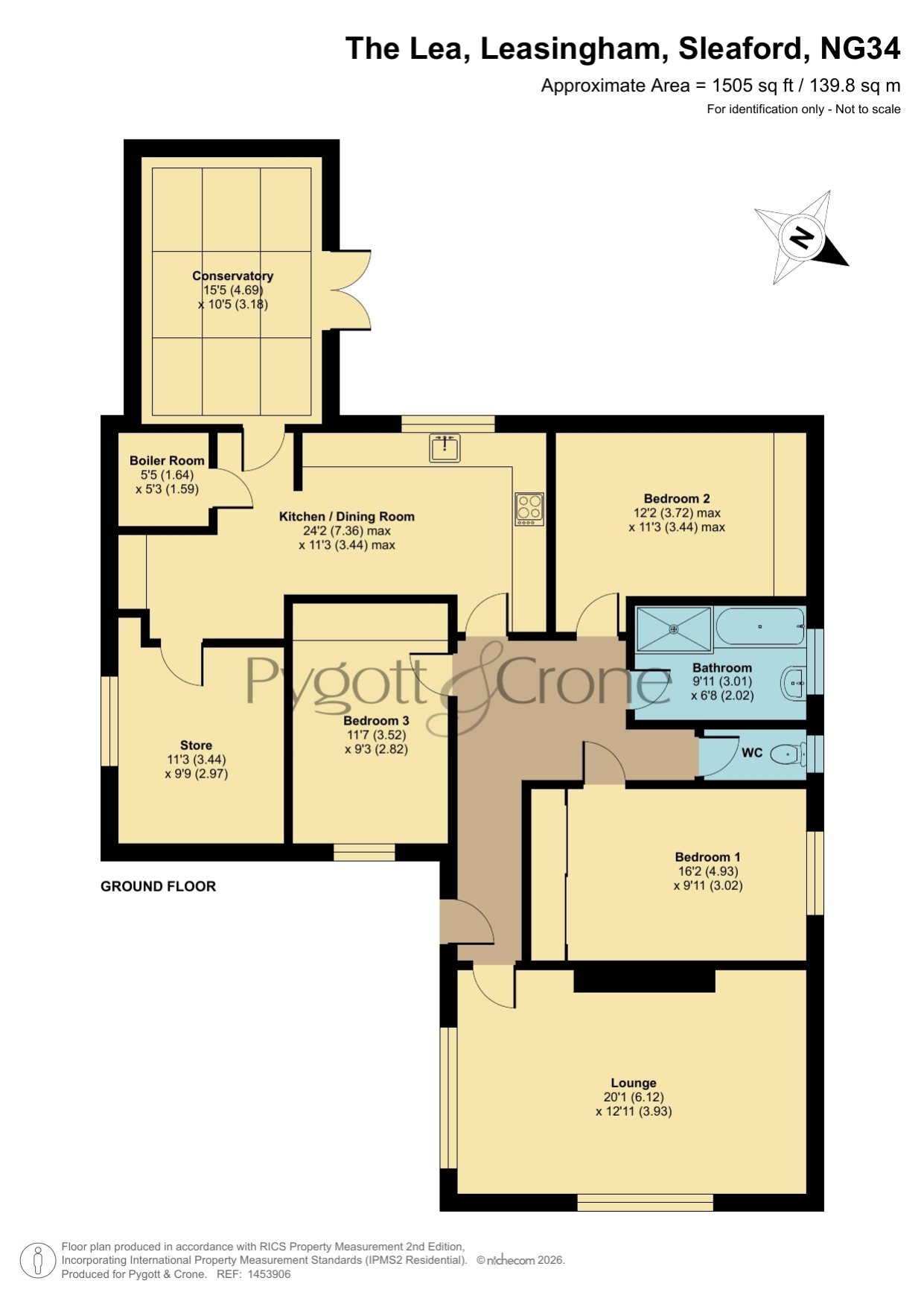 4, The Lea, Sleaford floorplan