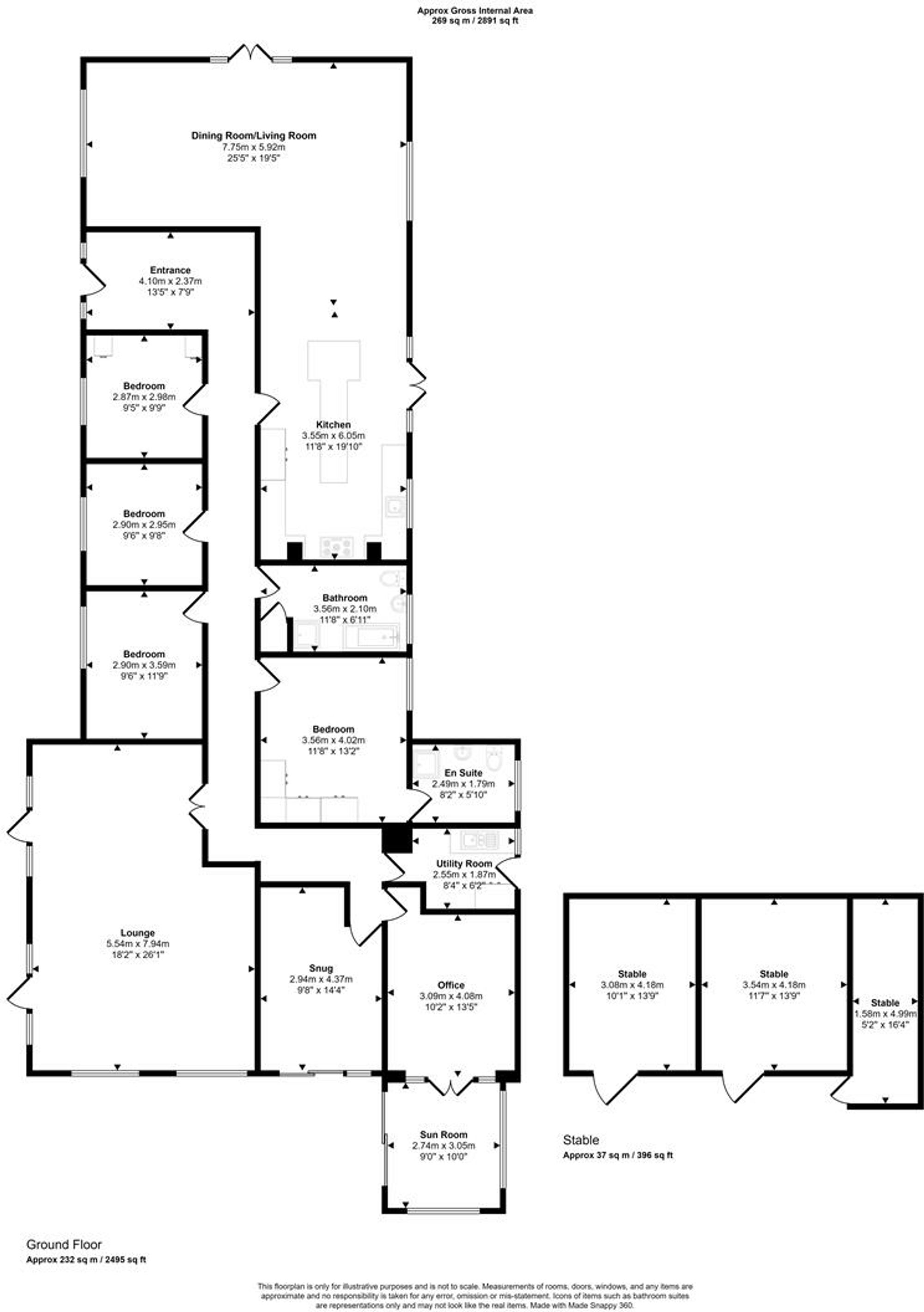 The Paddocks, Carmarthen floorplan