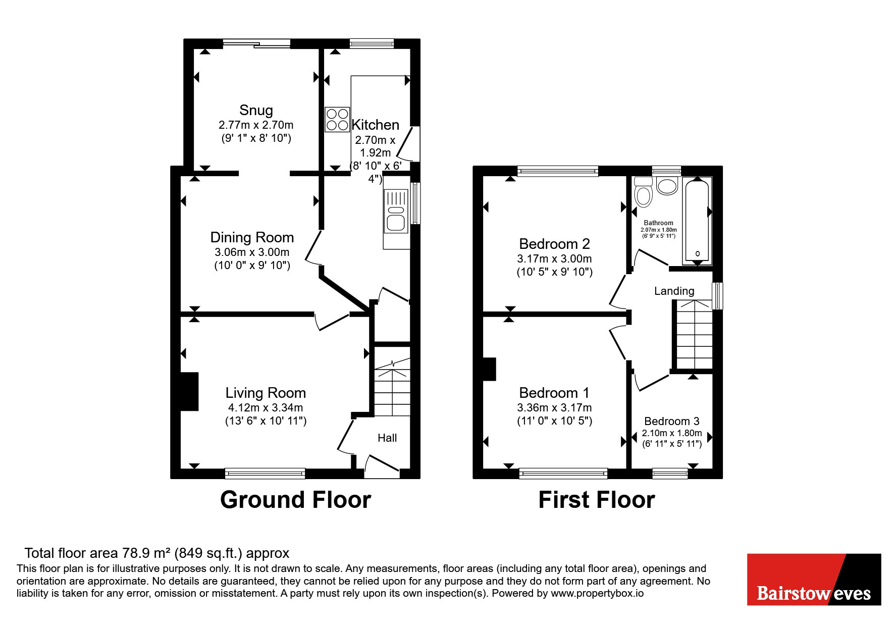 20, Claremont Avenue, Nottingham floorplan