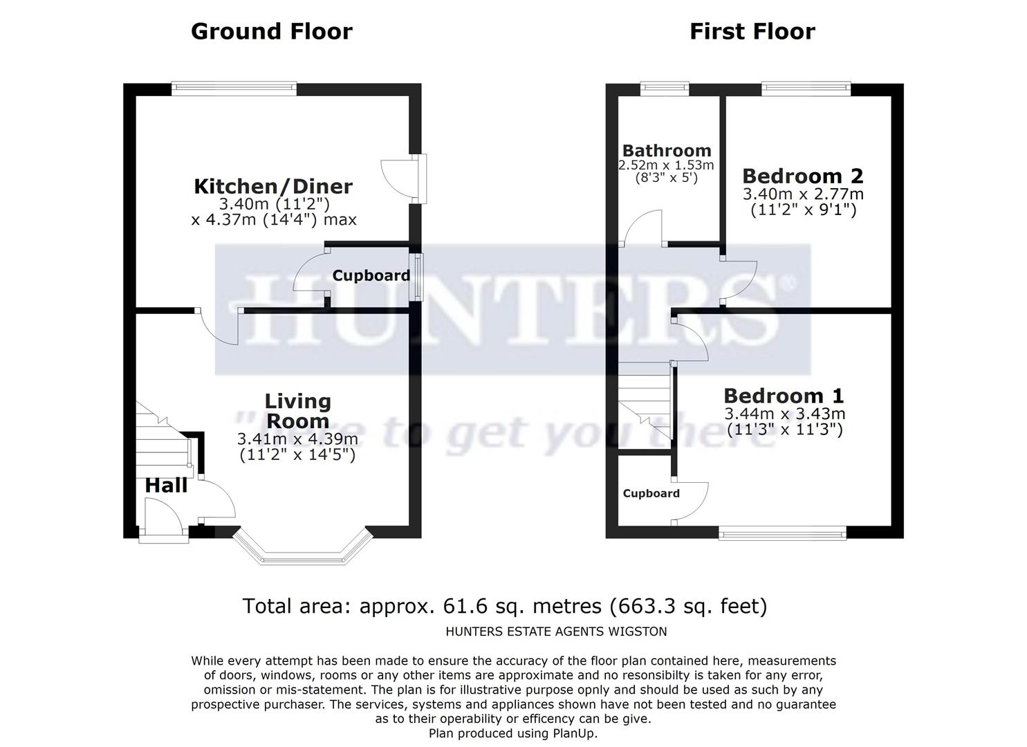 100, Lansdowne Grove, Wigston floorplan